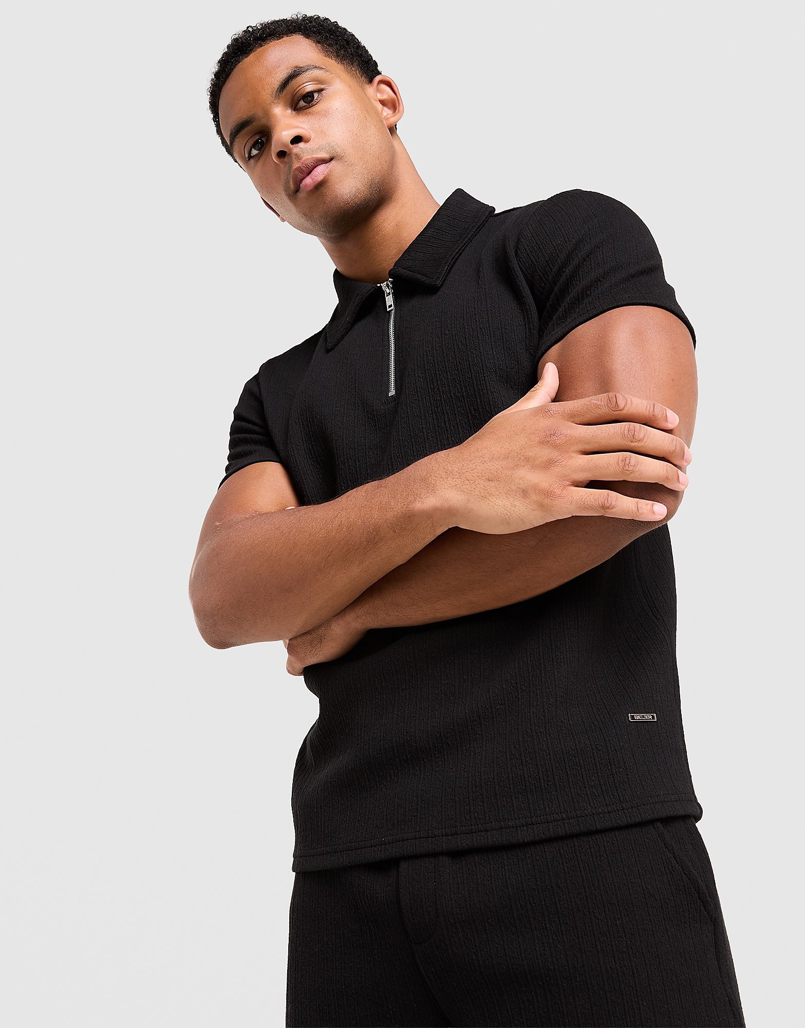 Belier Polo Textured Zippé - vue 1