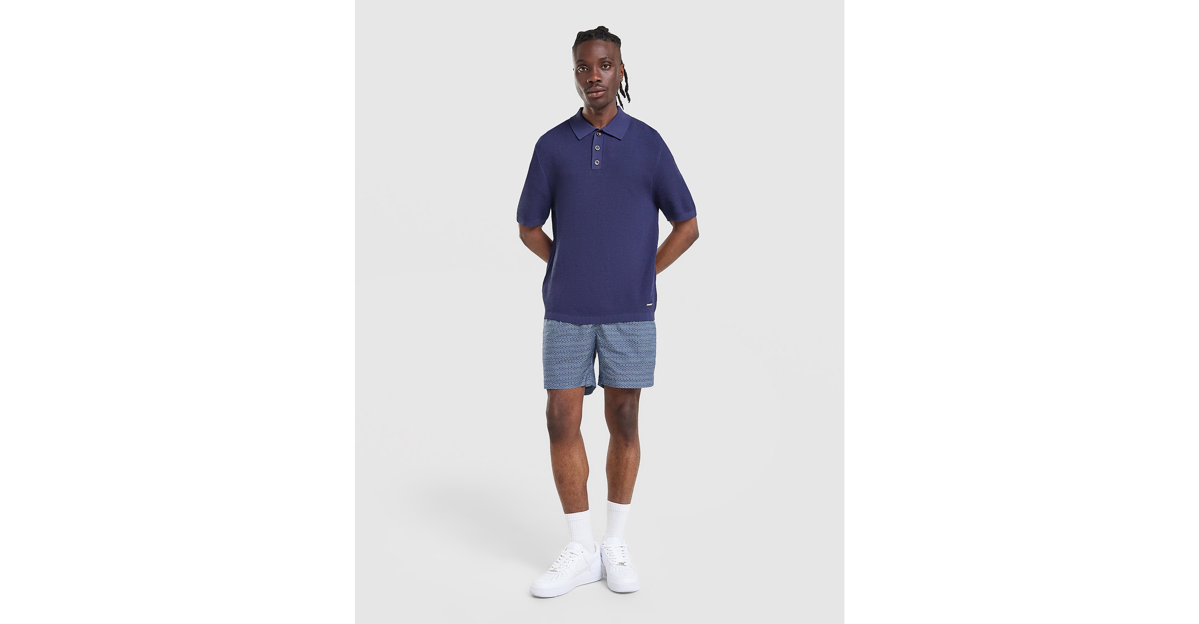 Knit Polo Shirt