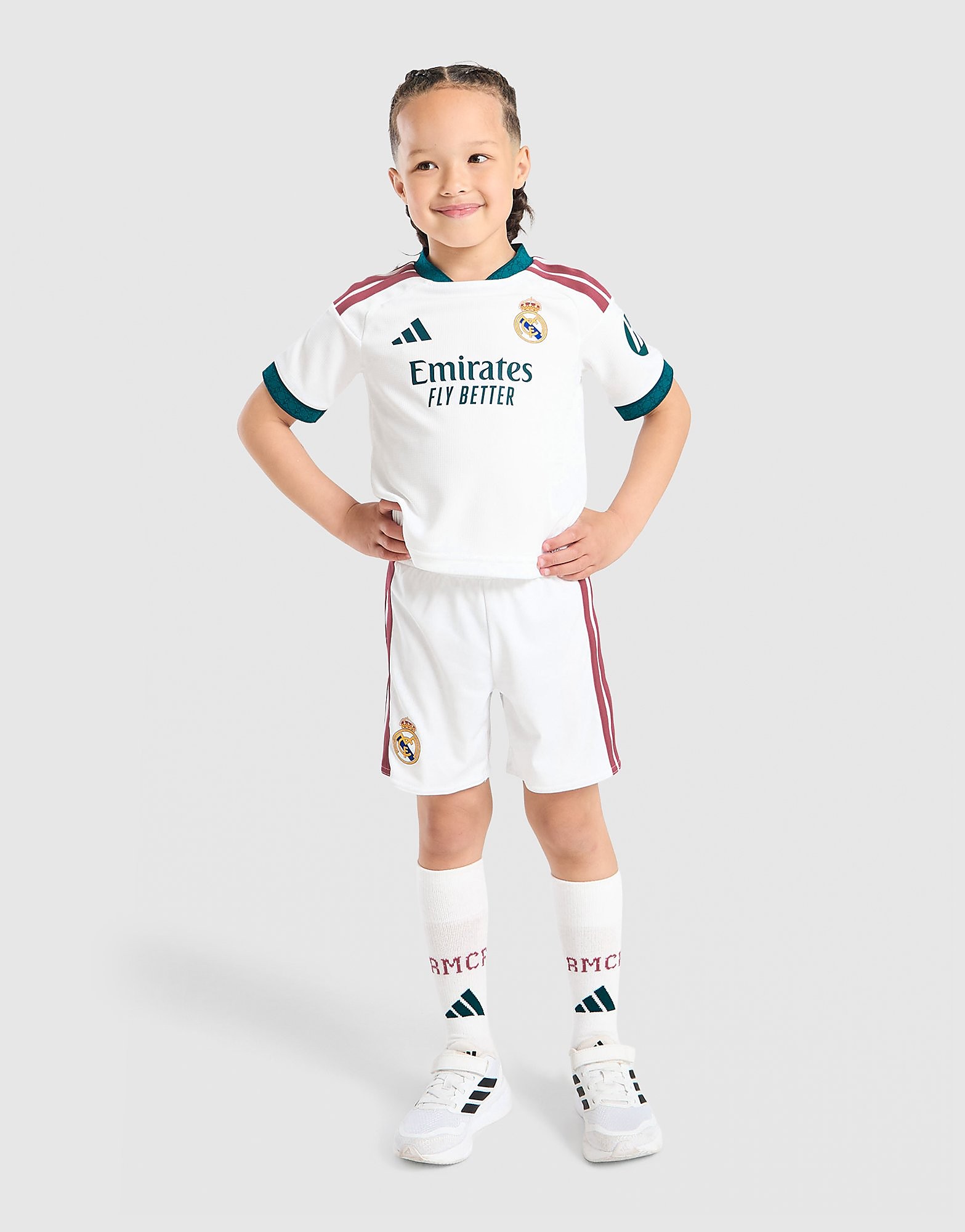Real Madrid 26/27 Kids Heimset, Weiß - unisex - Size: 18-24M