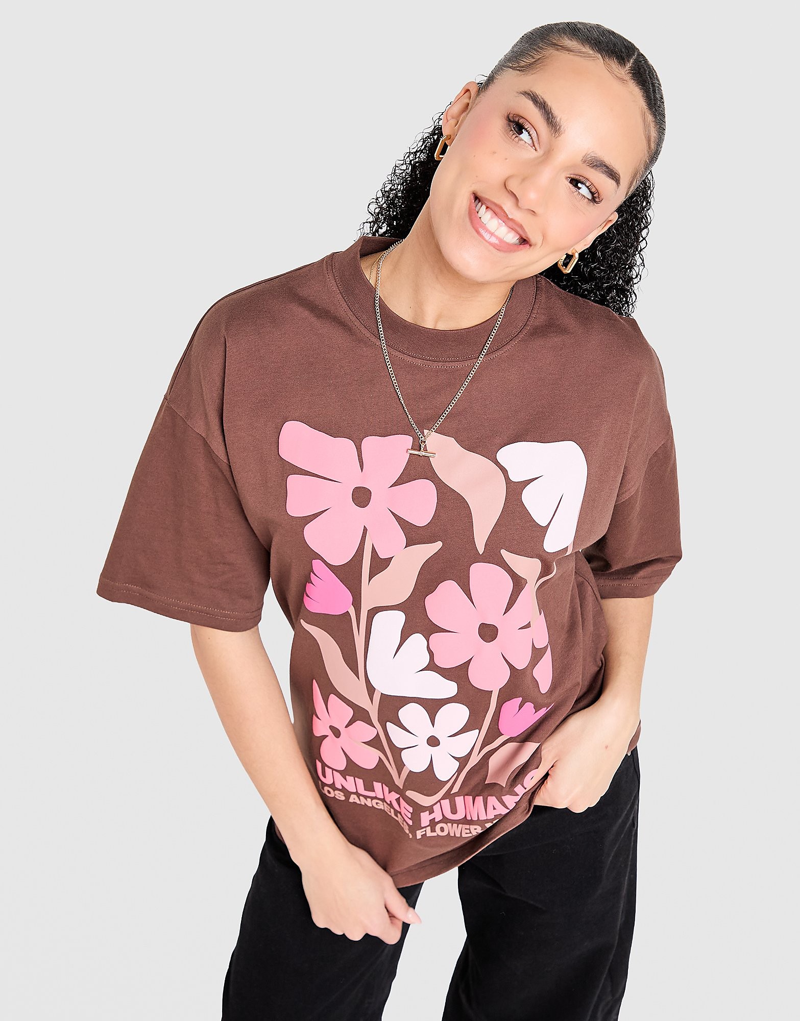 Unlike Humans Flower T Shirt