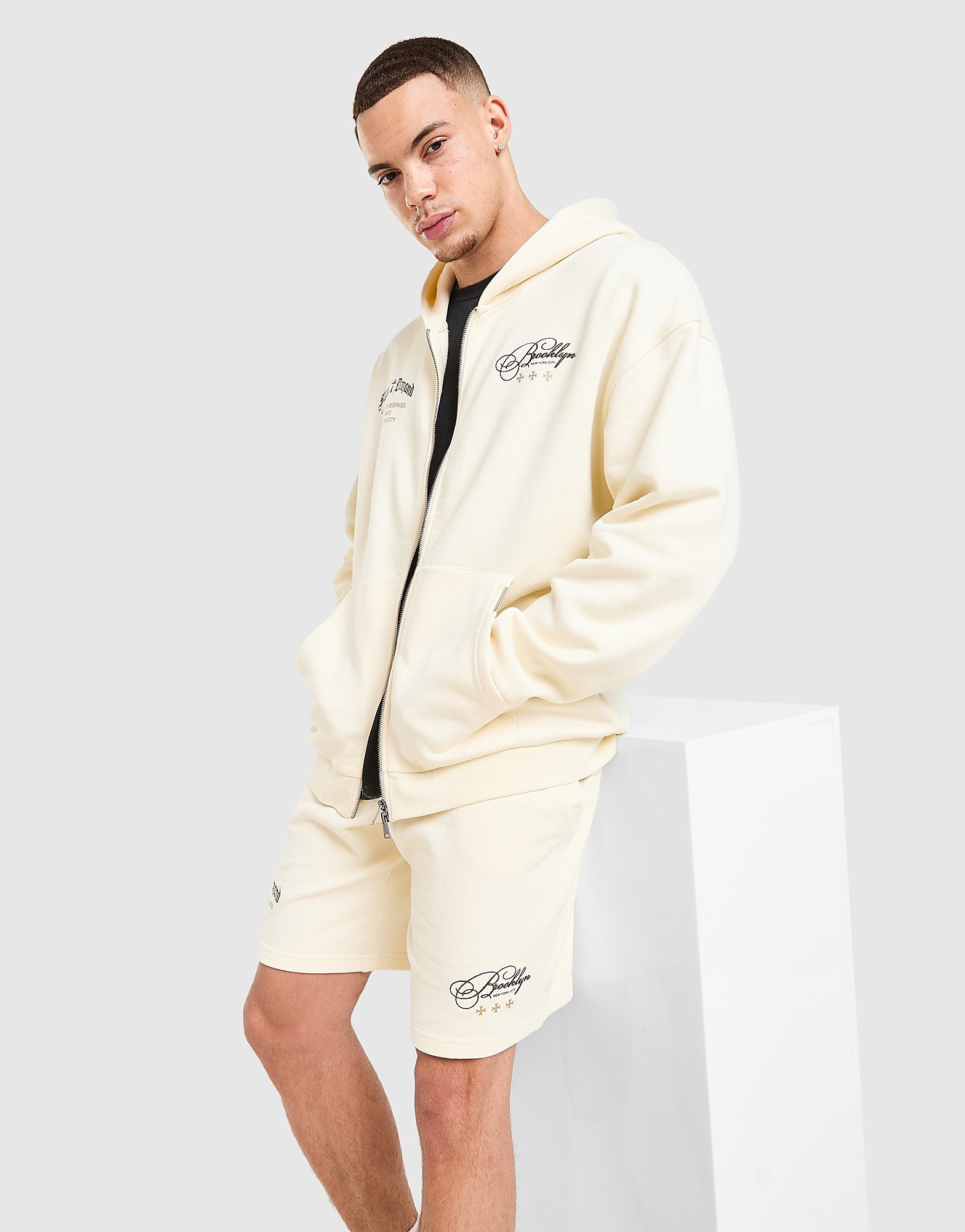 Supply & Demand Remus Shorts Crème Crème - vue 1