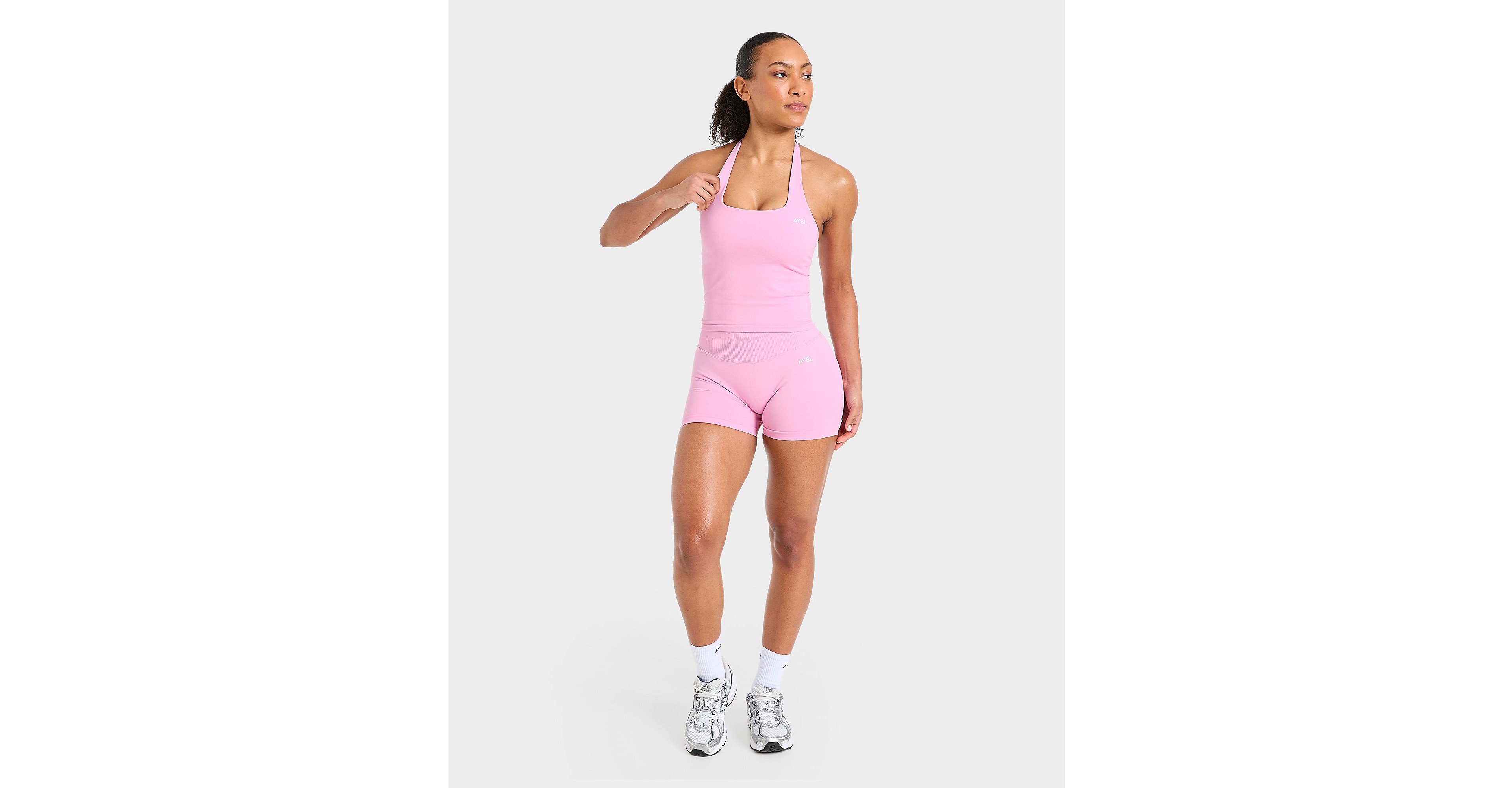 Enhance Seamless Halterneck Top