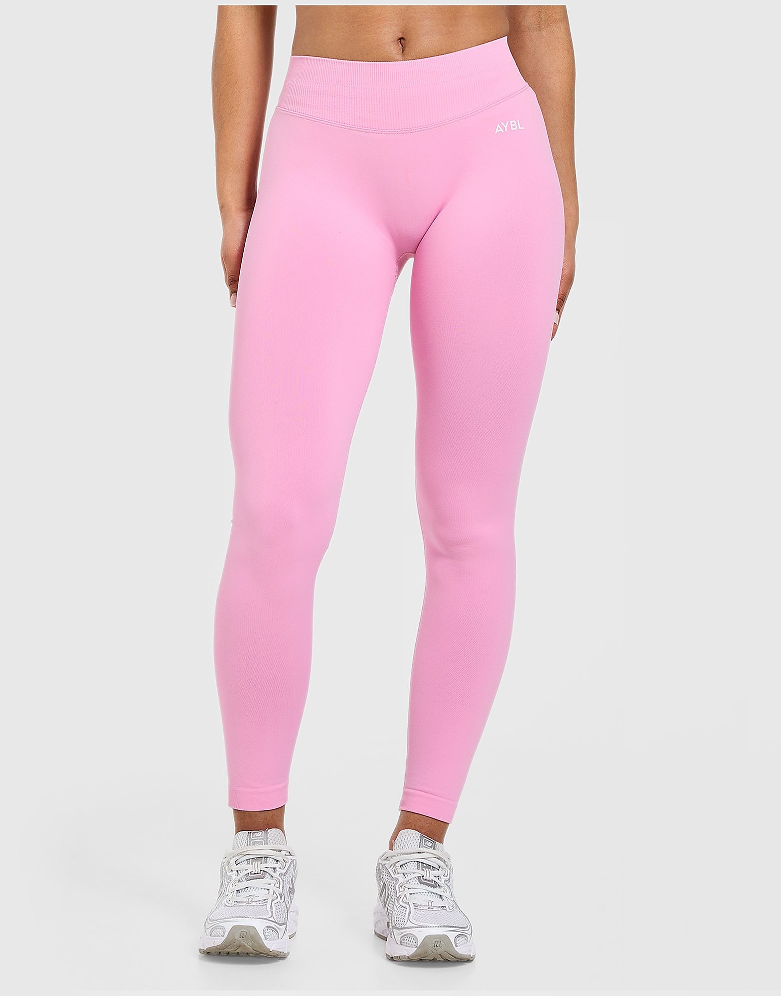 Womens Enhance Seamless Leggings - Rosa, rosa rosa Donna taglia M