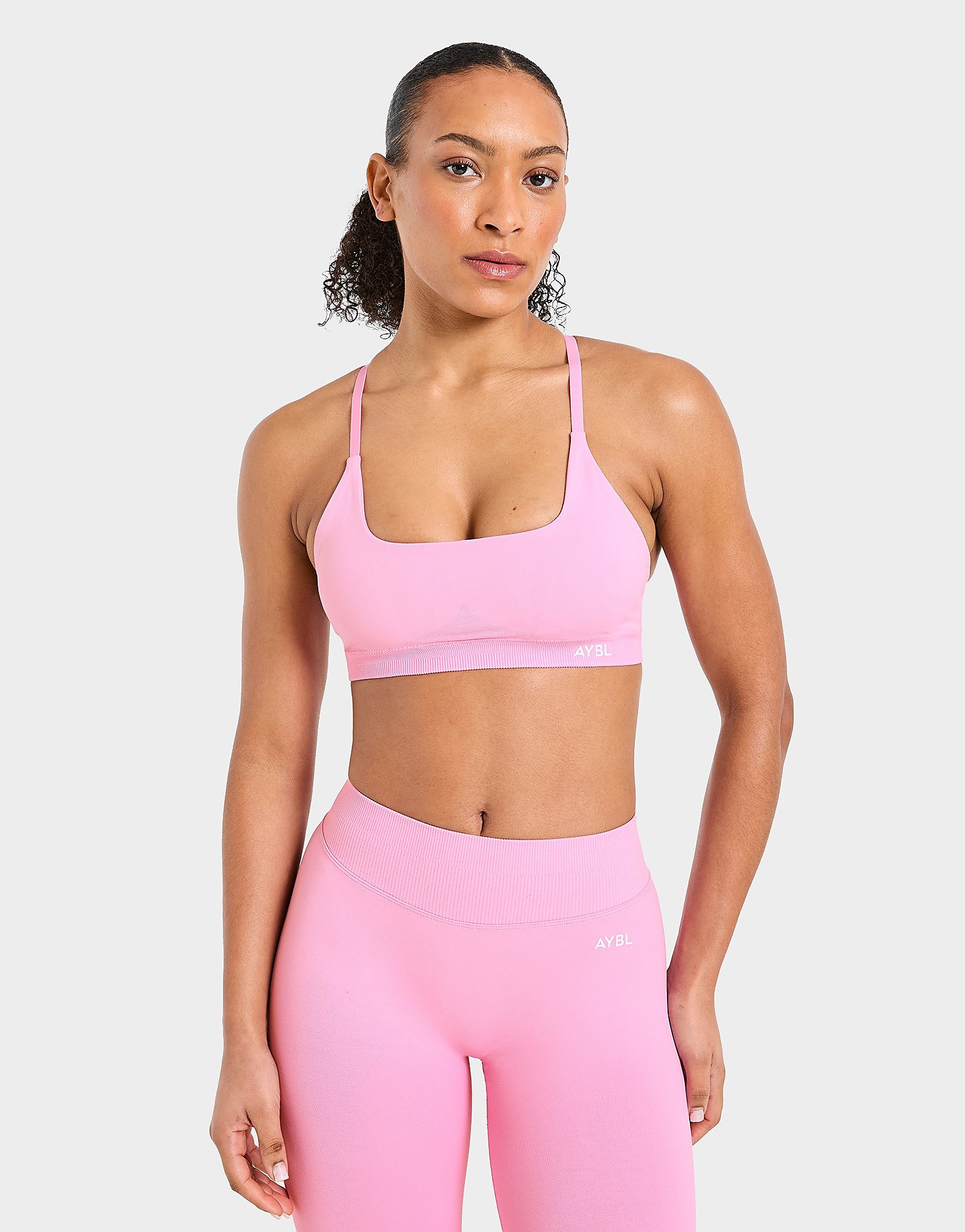 Enhance Seamless Sports Bra - Damen, Rosa - female - Size: S