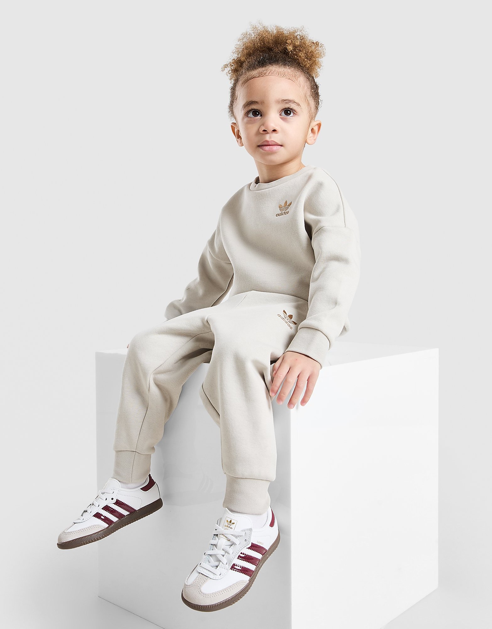 adidas Originals Trefoil Oversized Crew Tracksuit Infant - vue 1