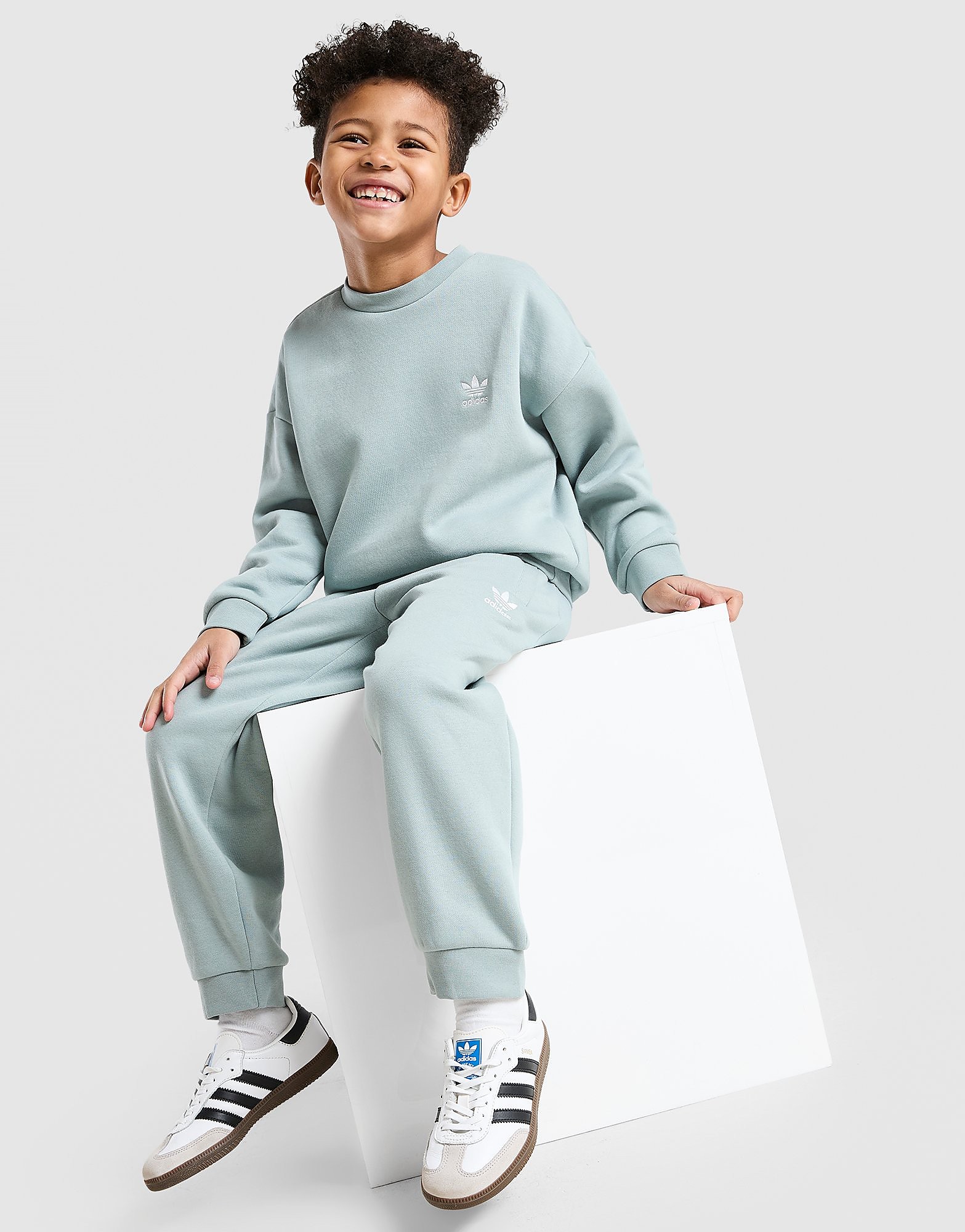 adidas Originals Trefoil Oversized Crew Tracksuit Children - vue 1