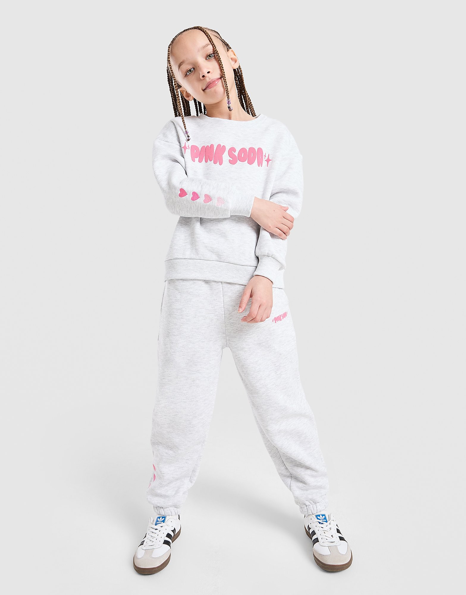 Soda Sport Girls' Fade CrewJoggers Tracksuit Children