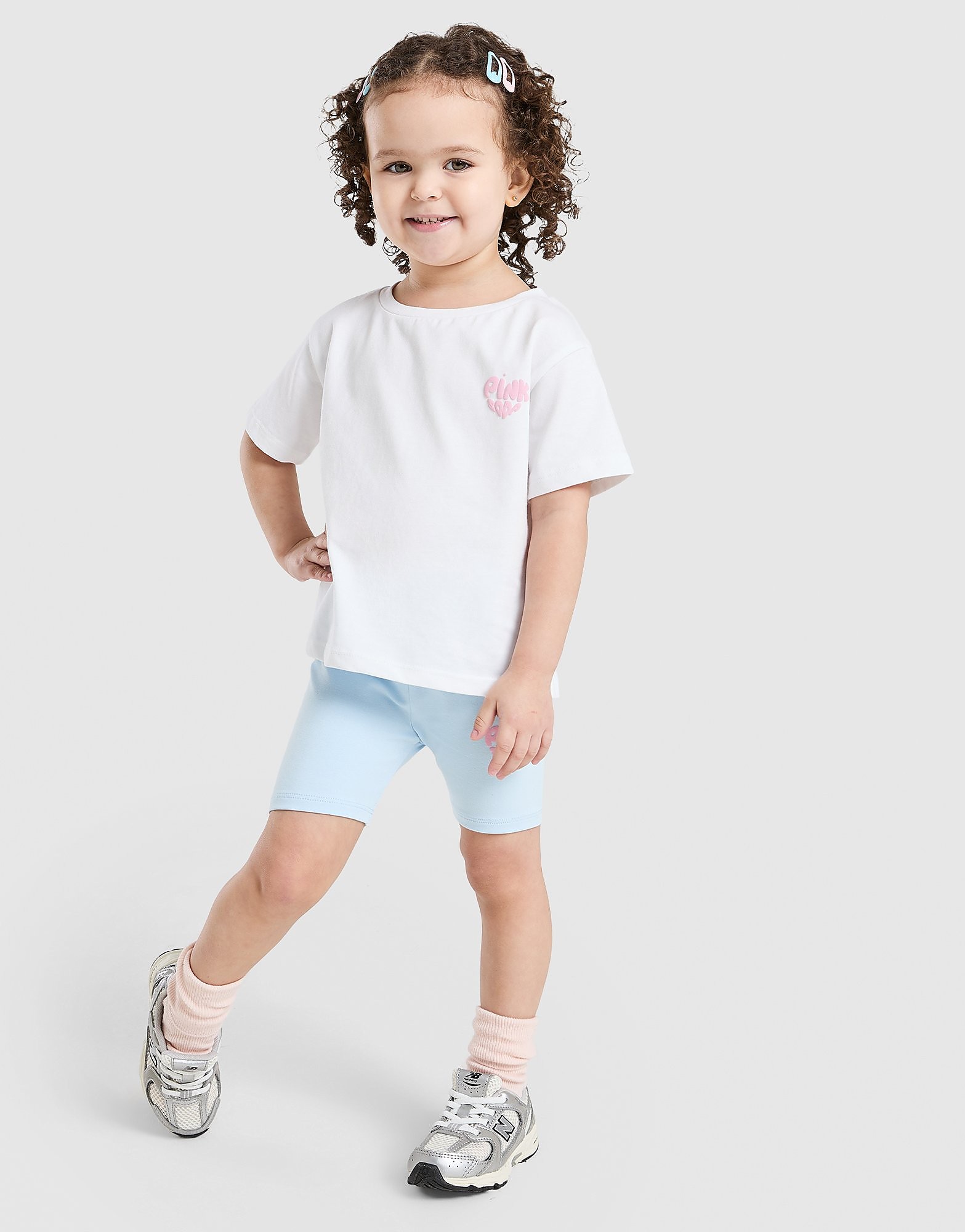 Soda Sport Girls' Heart T ShirtShorts Set Infant