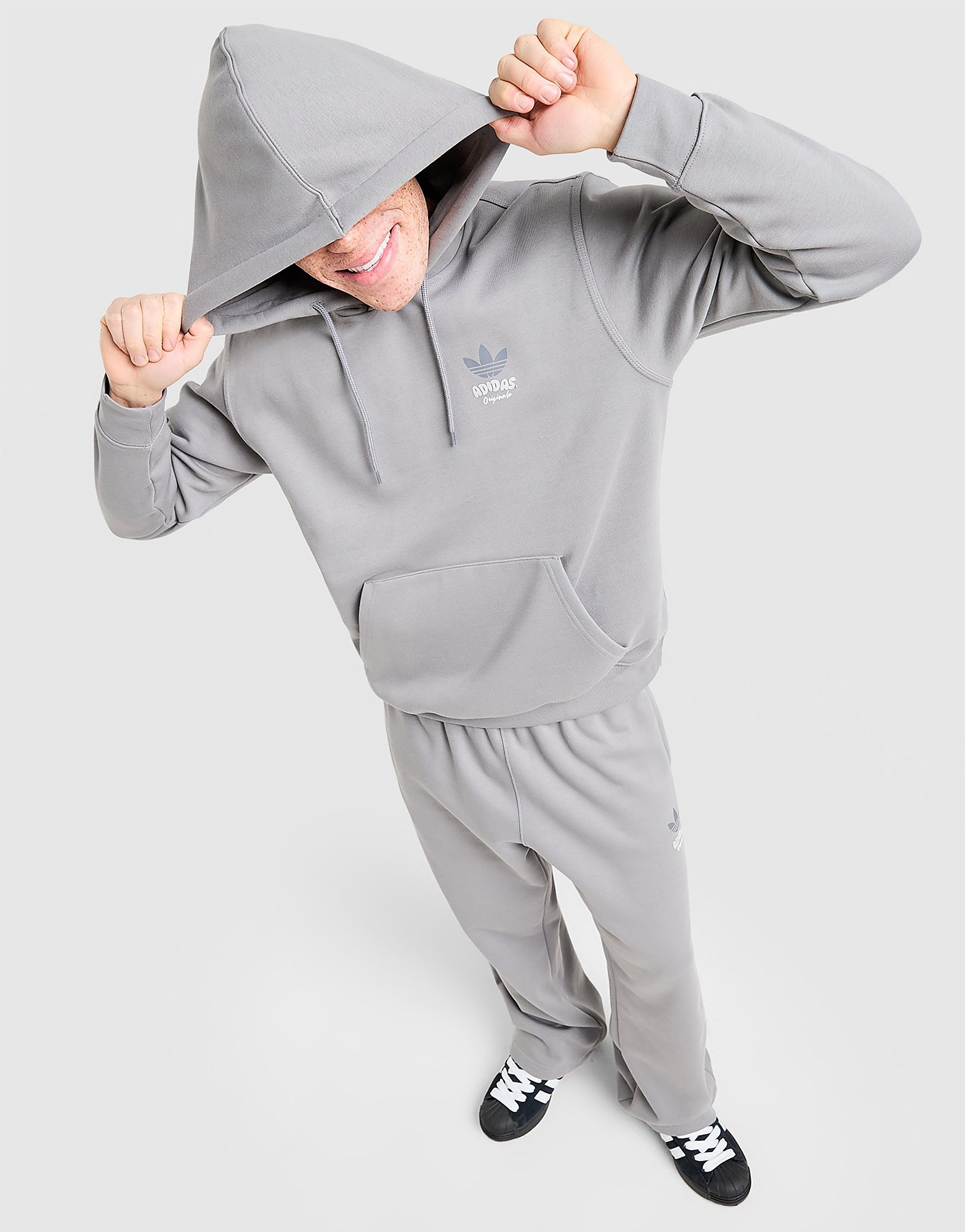 adidas Originals Trefoil Bubble Oversized Hoodie