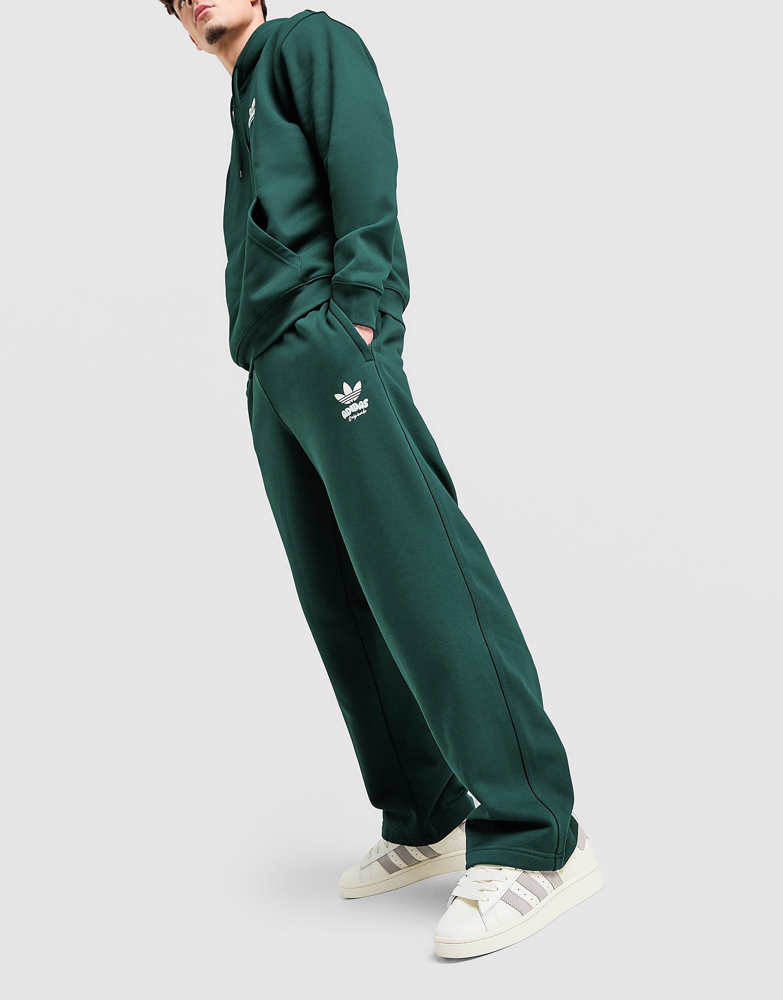 adidas Originals Trefoil Bubble Open Hem Joggers