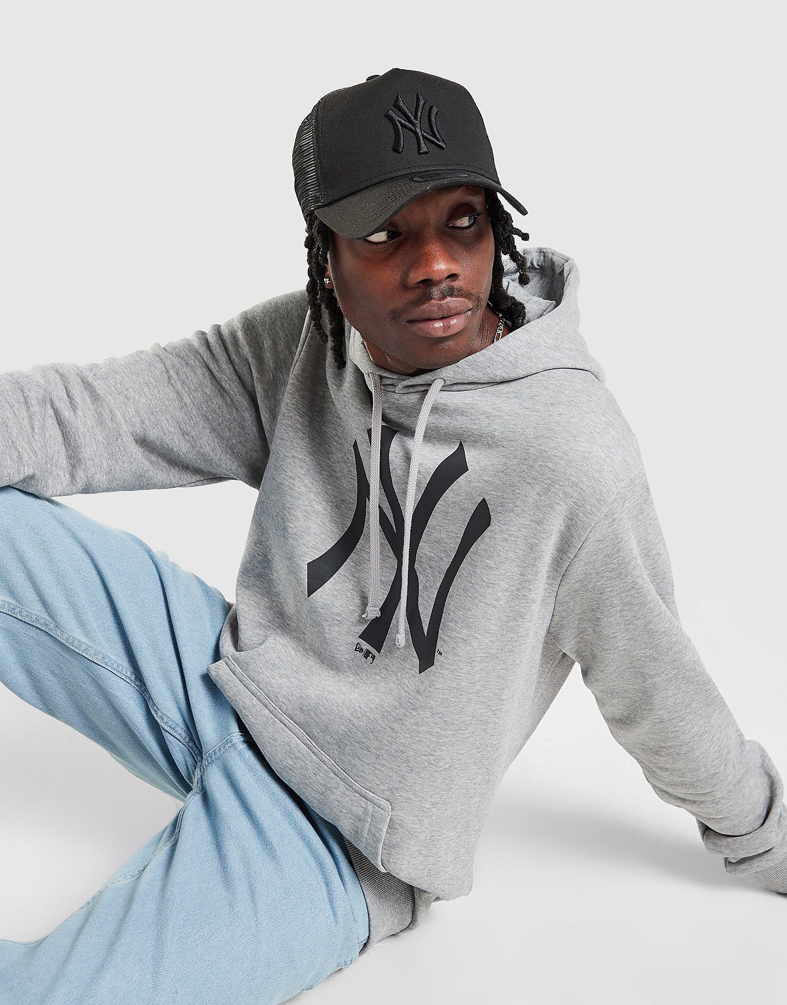 New Era Sweat à capuche MLB New York Yankees Large Logo