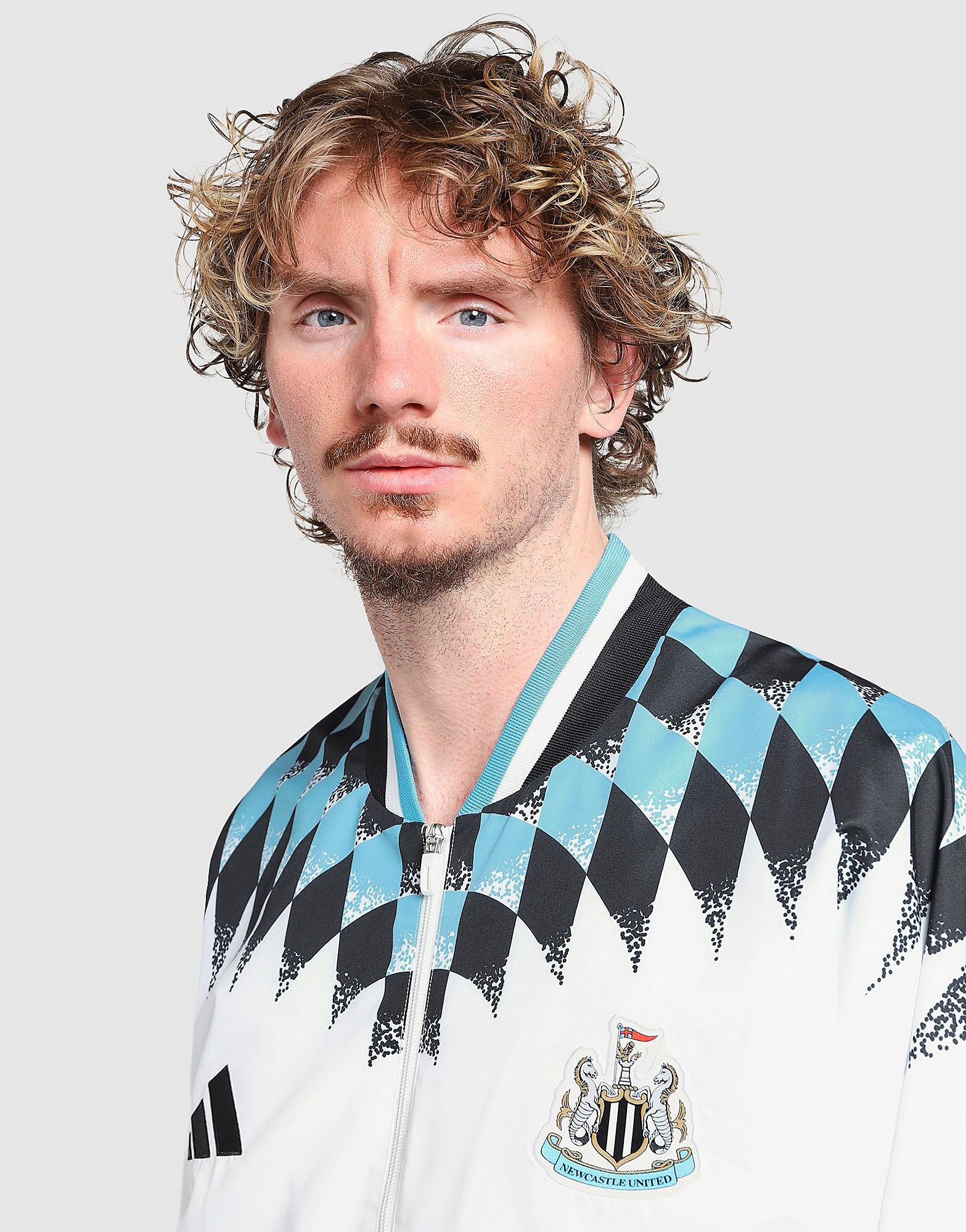 Newcastle United FC Stadium Track Top - Herren, Weiss - male - Size: XS