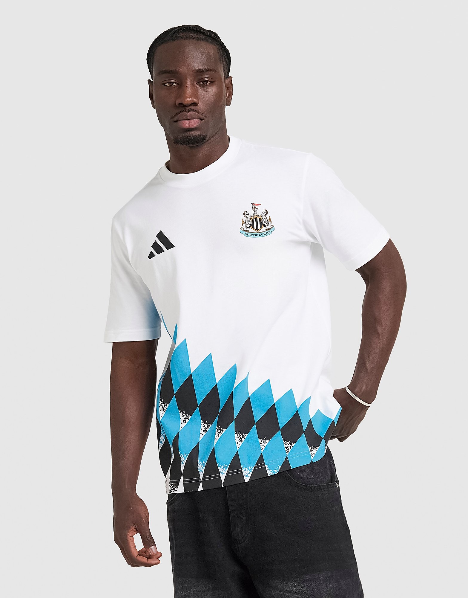 Newcastle United FC Stadium T-Shirt - Herren, Weiss - male - Size: XXL
