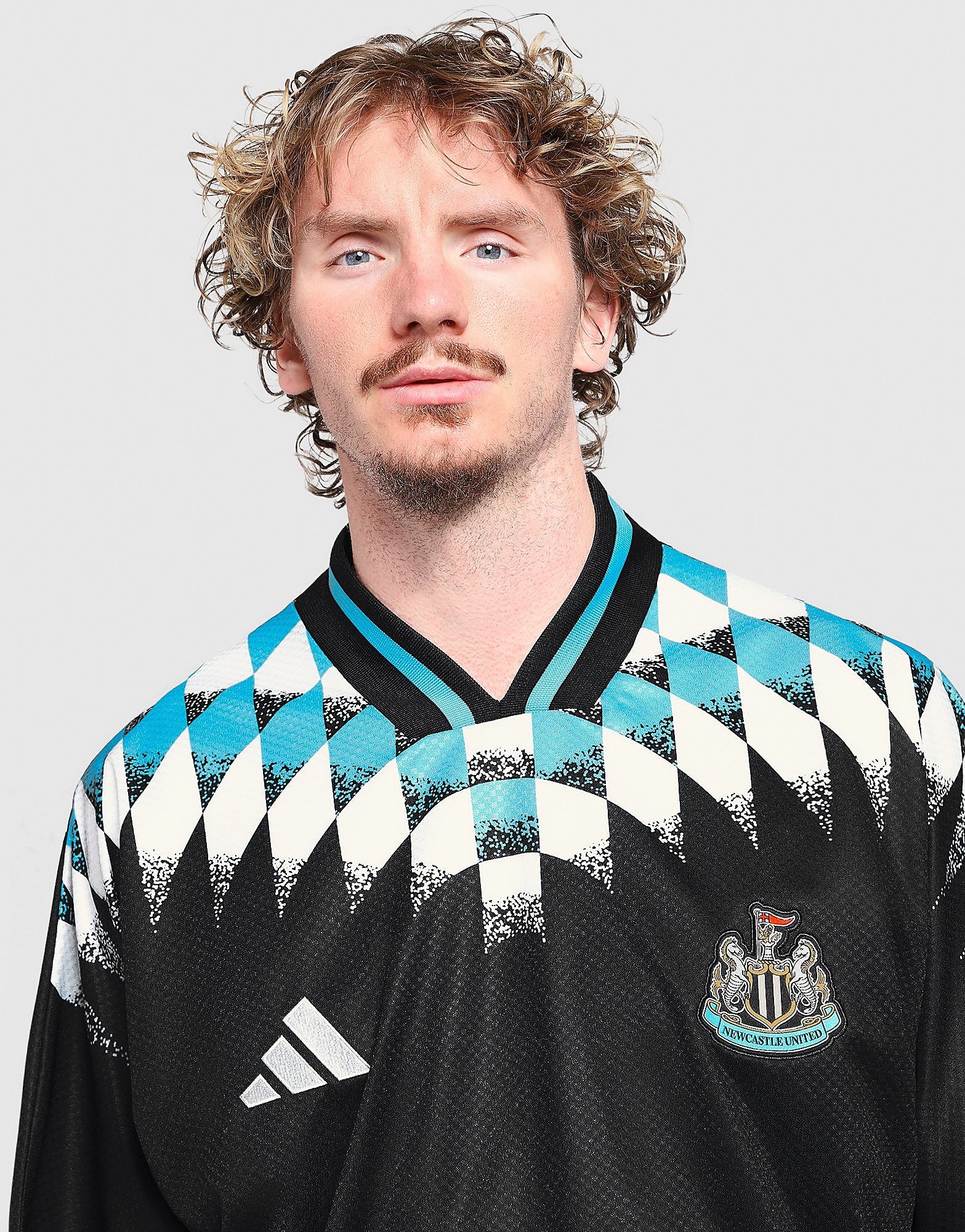 Mens Newcastle United FC Stadium Shirt - Nero, nero nero Uomo taglia XXL
