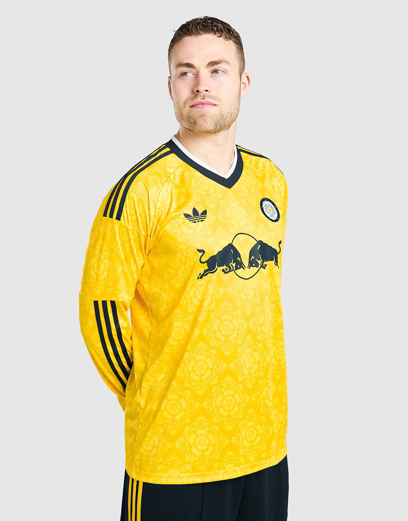 adidas Originals Leeds United FC 202627 Long Sleeve Away Shirt Jaune Jaune