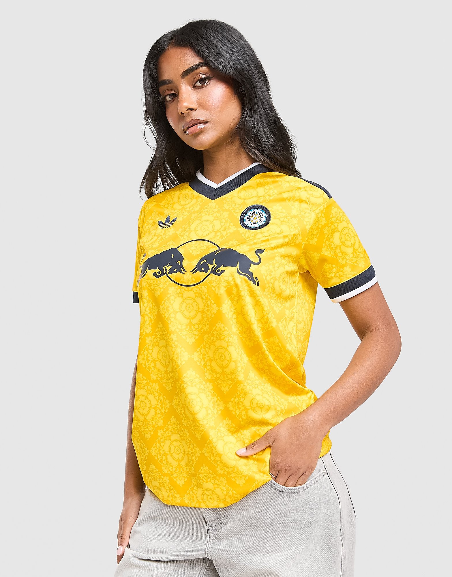 adidas Originals Leeds United FC 202627 Away Shirt Women' Jaune Jaune