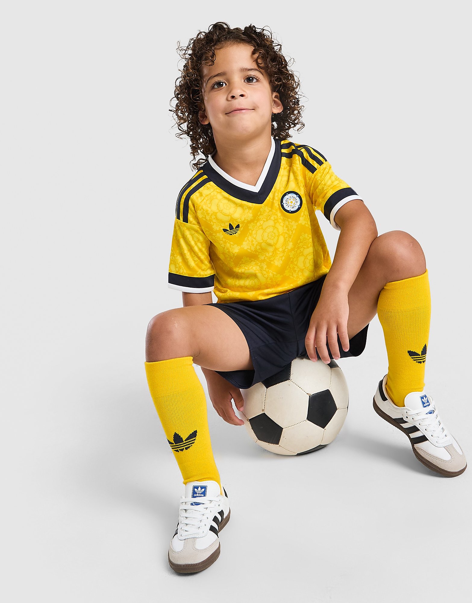 Leeds United FC 2026/27 Away Kit Children - Giallo, giallo giallo Bambino taglia 18-24M
