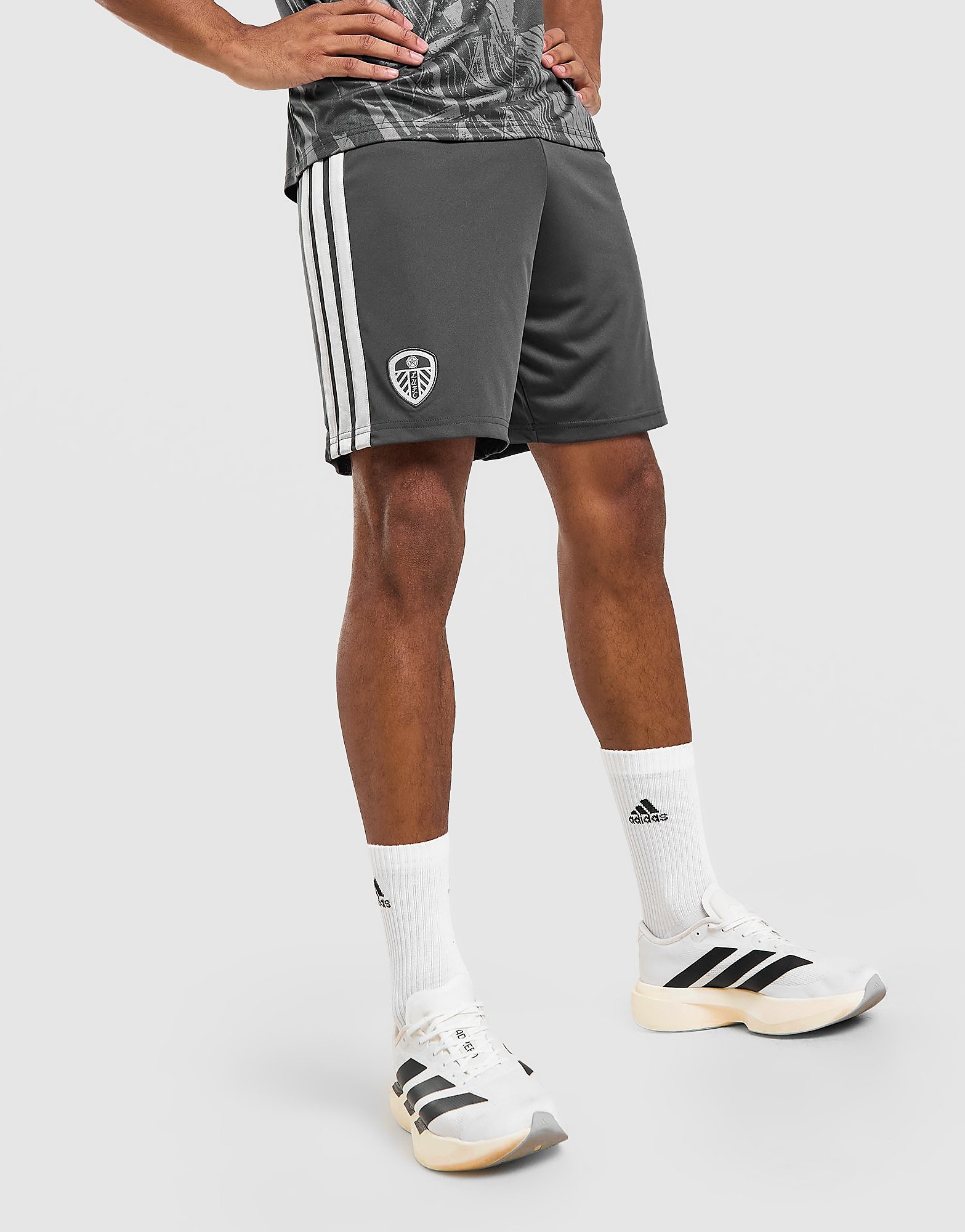 adidas Leeds United FC 2026/27 Third Shorts - Grijs- Heren, Grijs