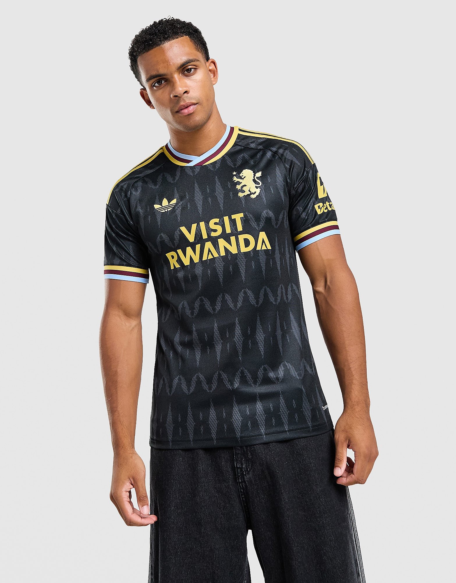 adidas Originals Aston Villa FC 2026/27 Away Shirt - Zwart- Heren, Zwart