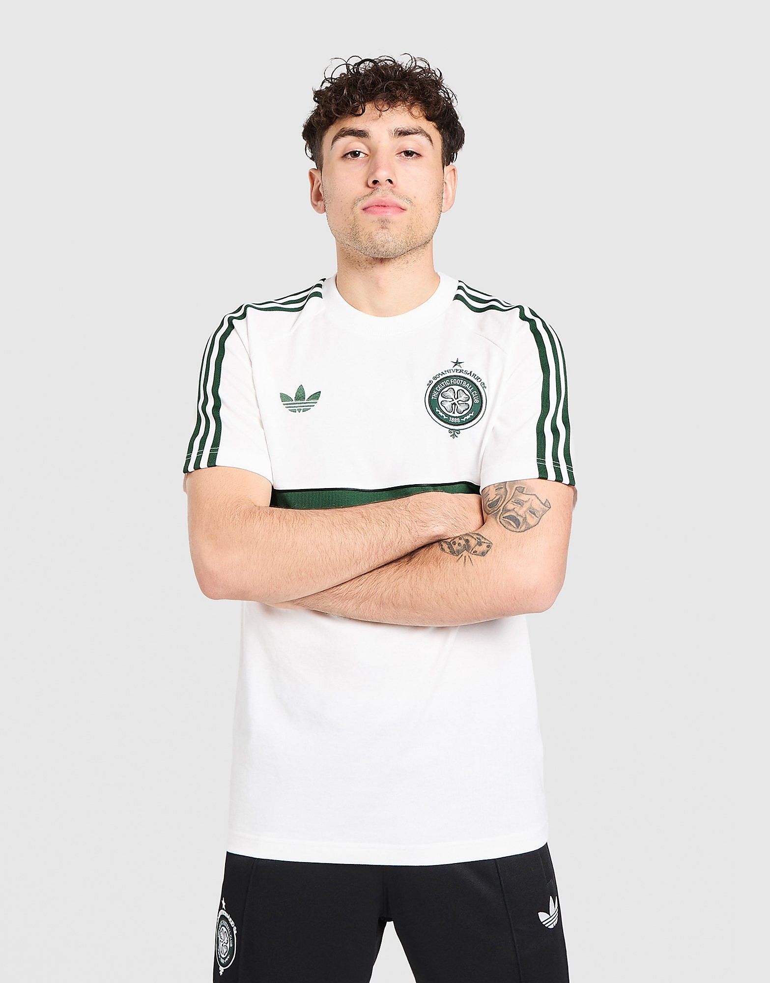adidas Originals Celtic FC OG T-Shirt - Wit- Heren, Wit XS