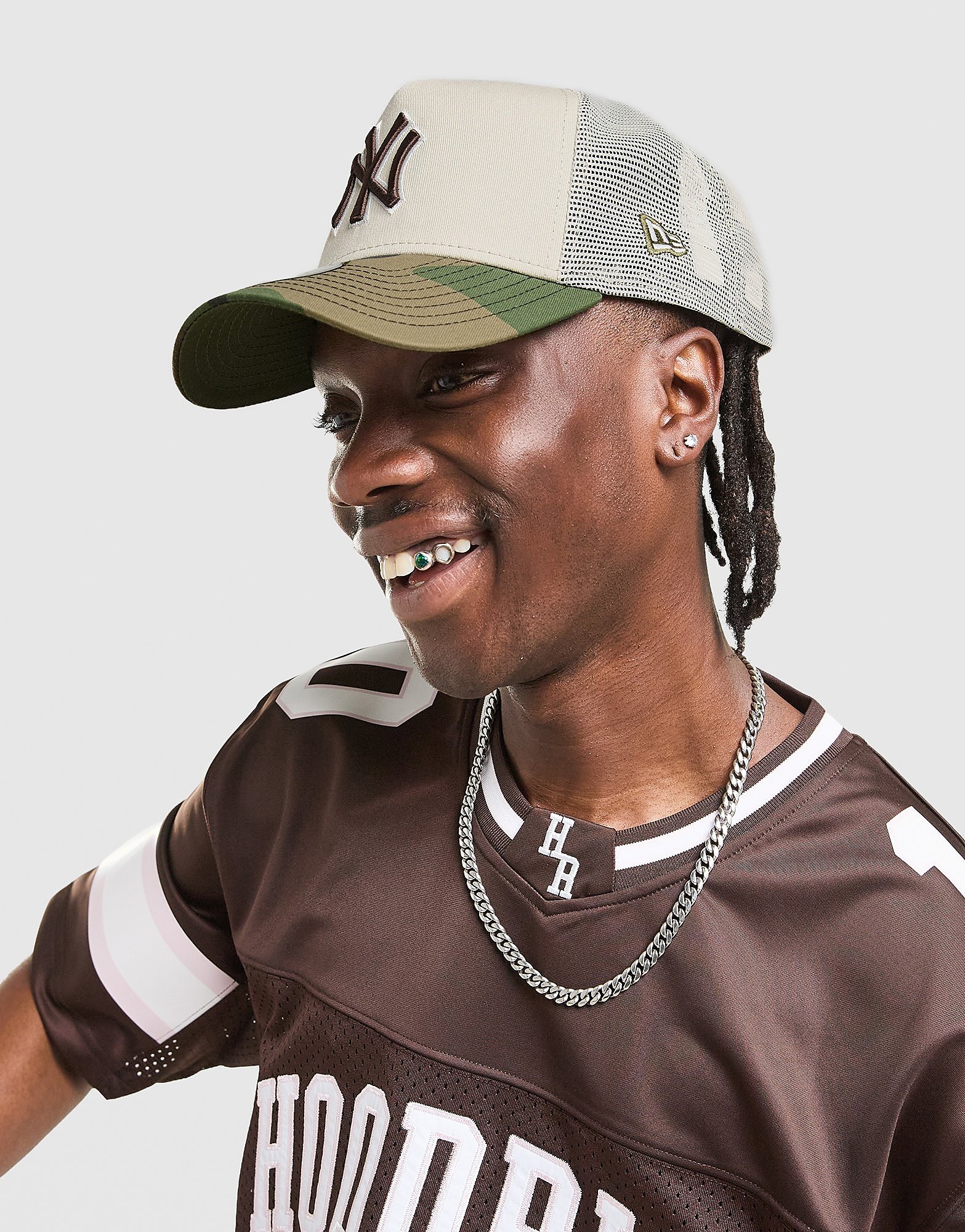 MLB New York Yankees Trucker Cap - Damen, Beige - female - Size: One Size