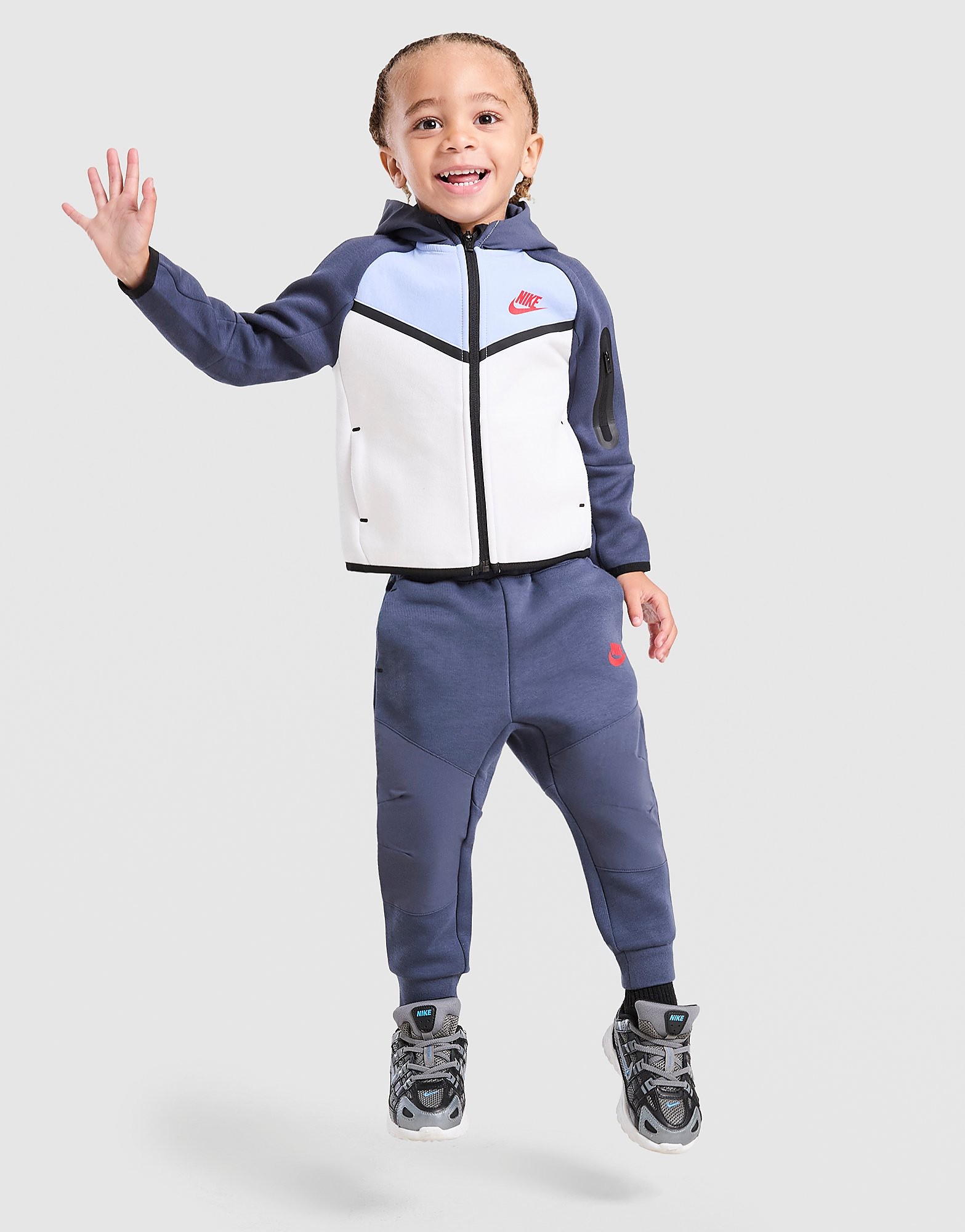 Nike Tech Fleece Tracksuit Infant Blauw Kind Blauw