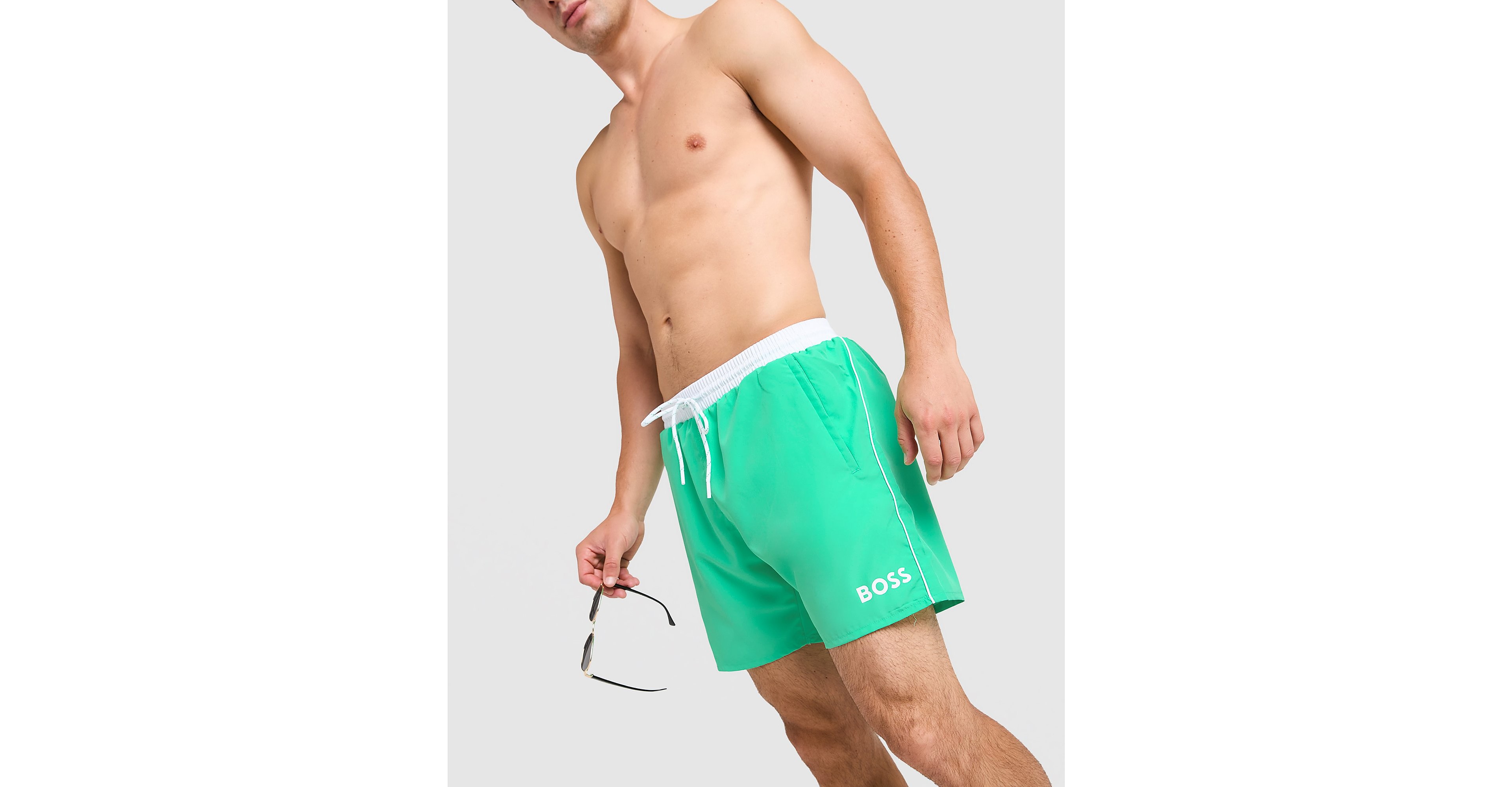 Boss Logo swim shorts herr – bild 4