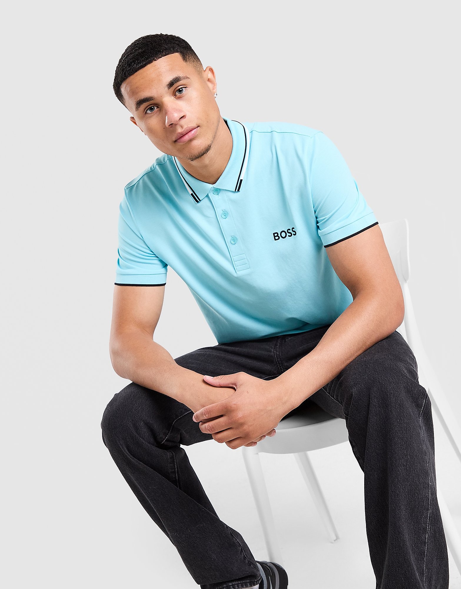 BOSS Paddy Pro Polo Shirt - Blauw- Heren, Blauw S