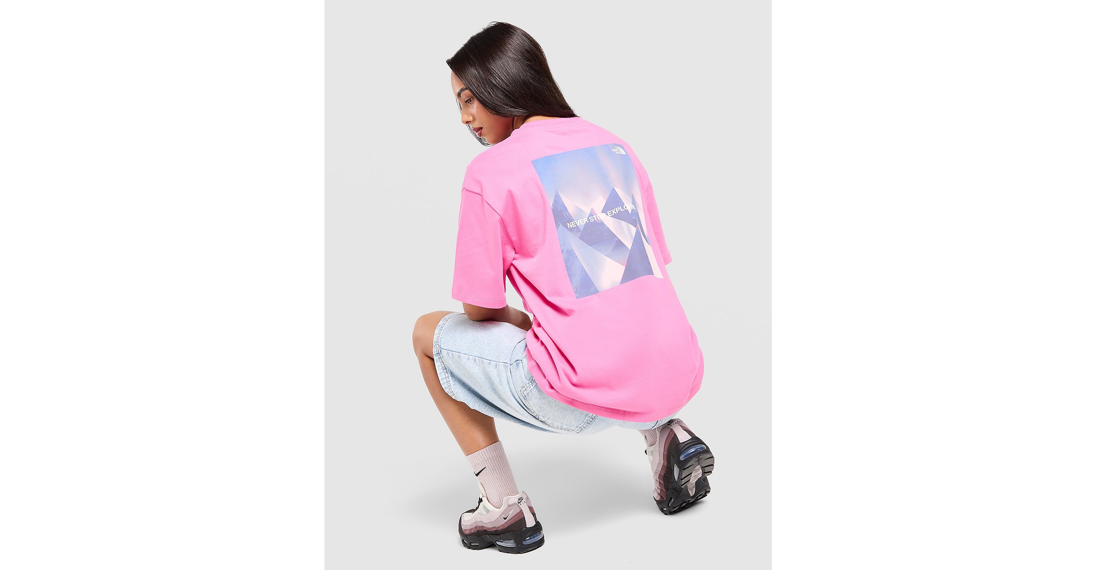 Peaks Graphic Boyfriend T-Shirt