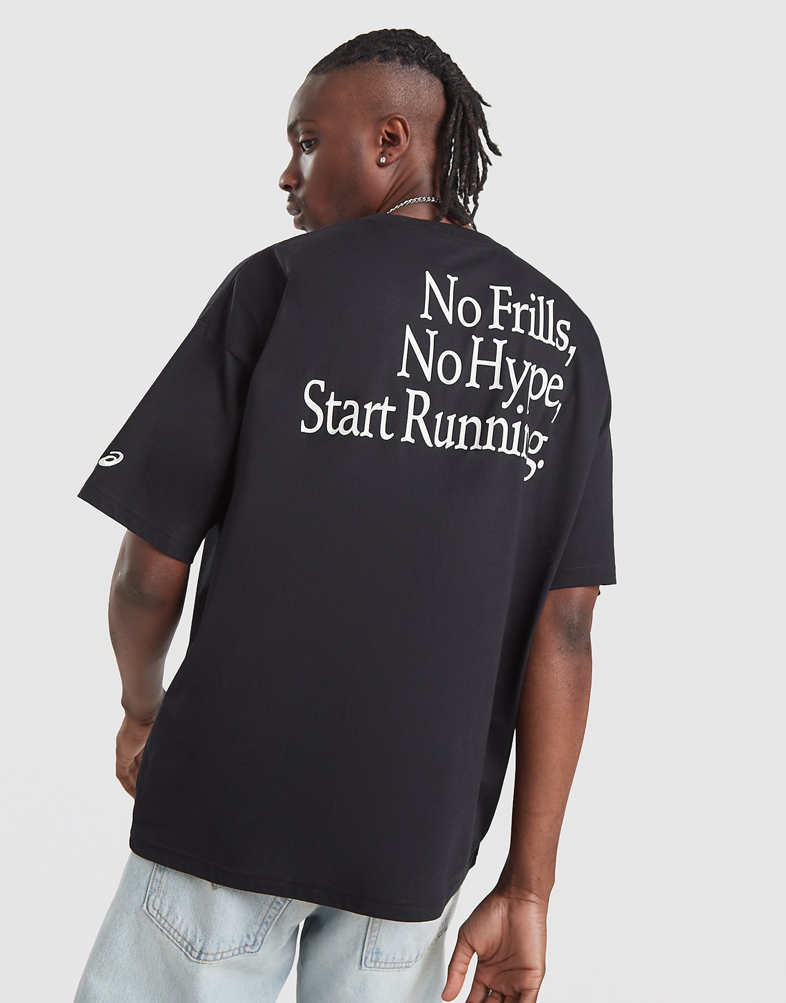 ASICS Start Running T-Shirt Zwart- Heren Zwart
