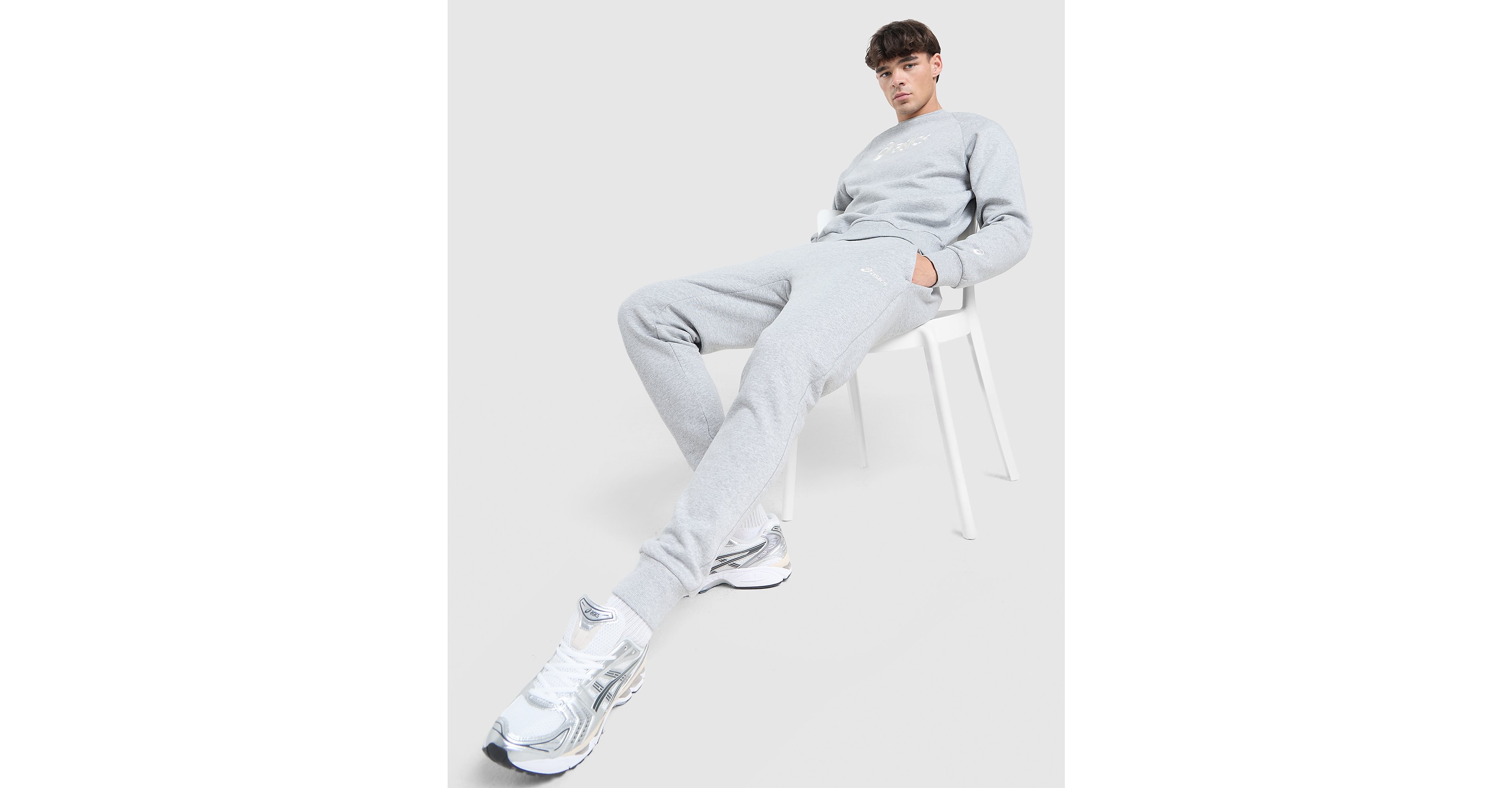ASICS Logo Fleece Pant mjukisbyxor herr – bild 8