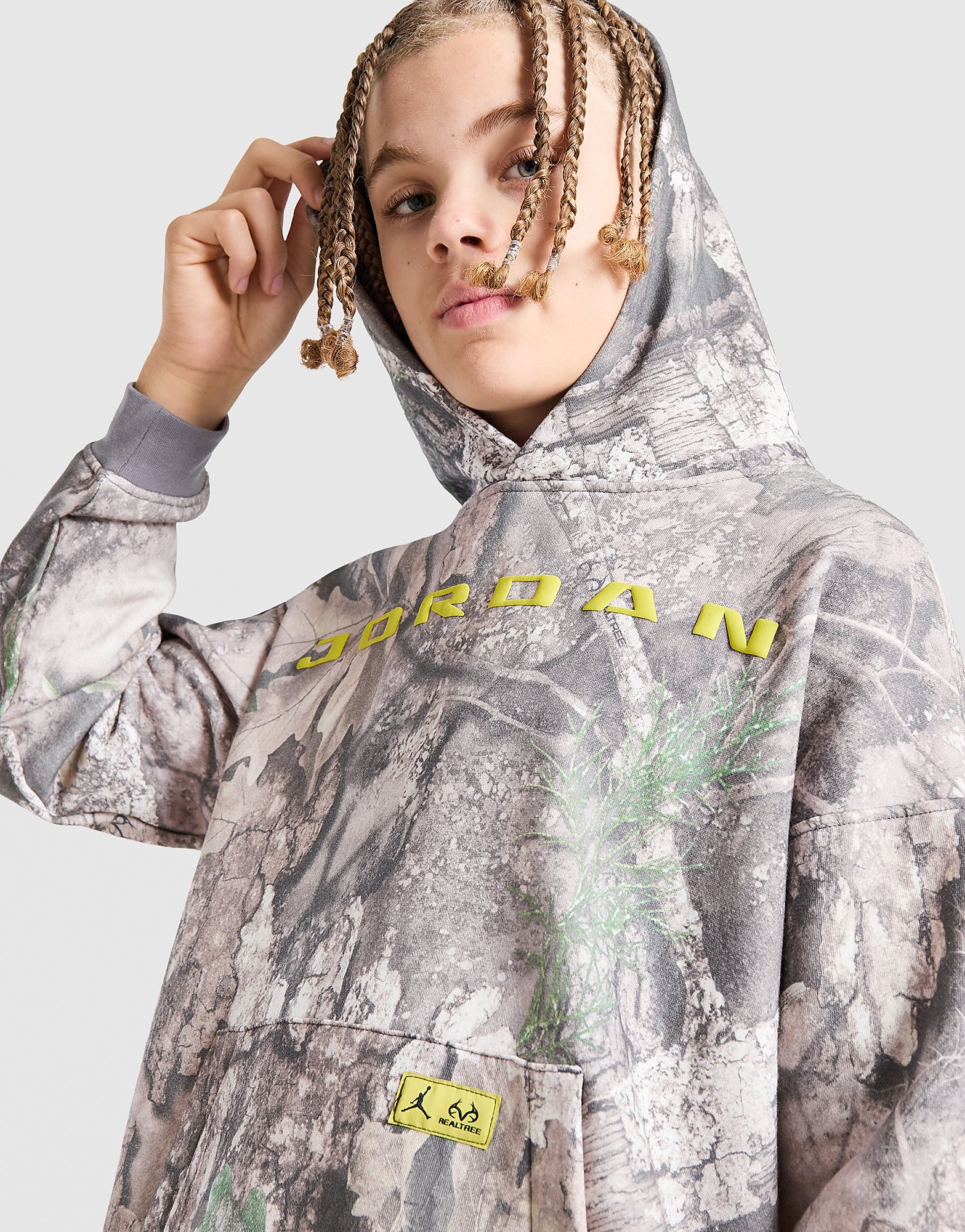 Jordan Brooklyn Realtree Hoodie Junior - Groen - Kind, Groen