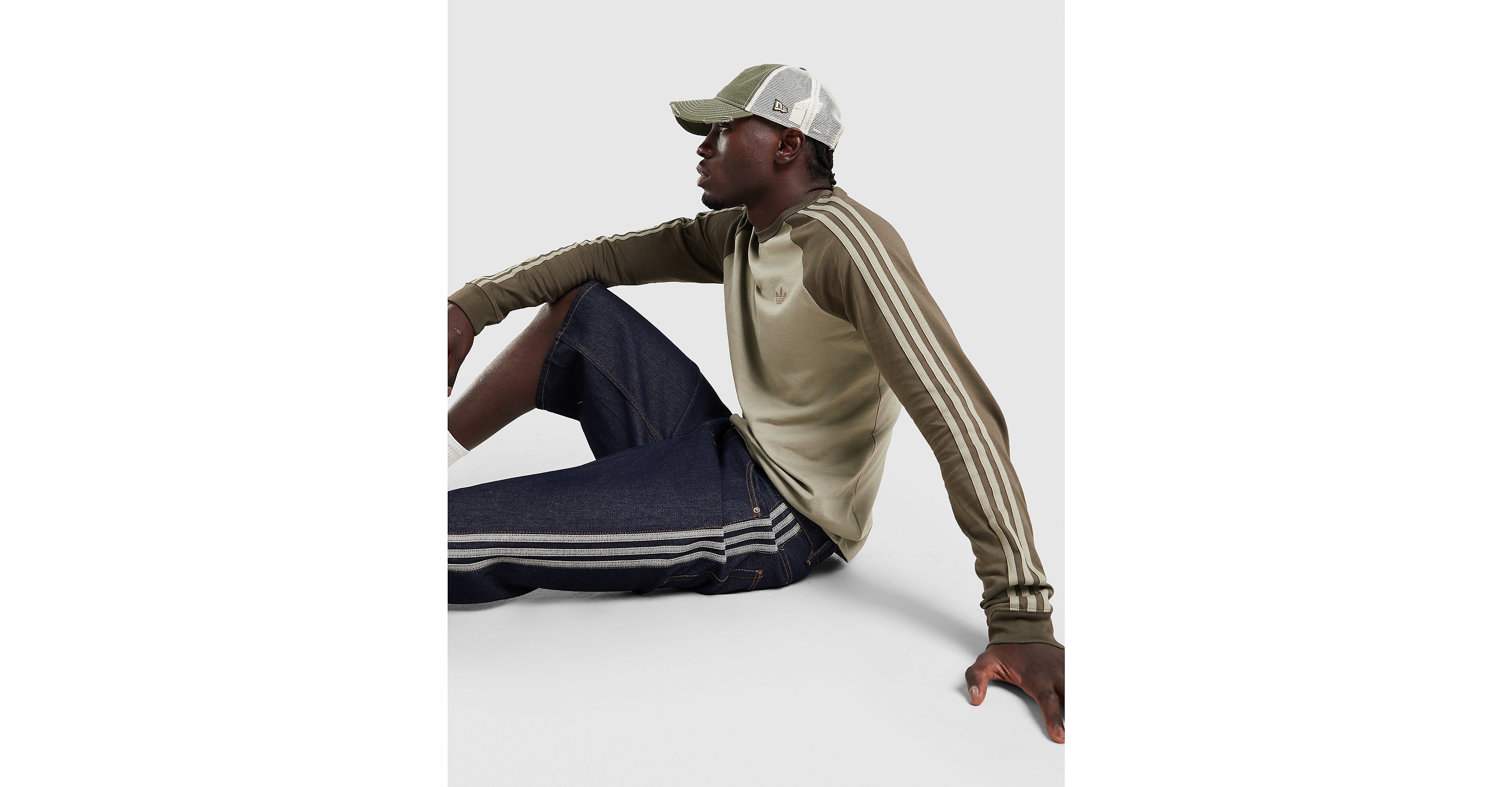 Adicolor 3-Stripe Long Sleeve T-Shirt