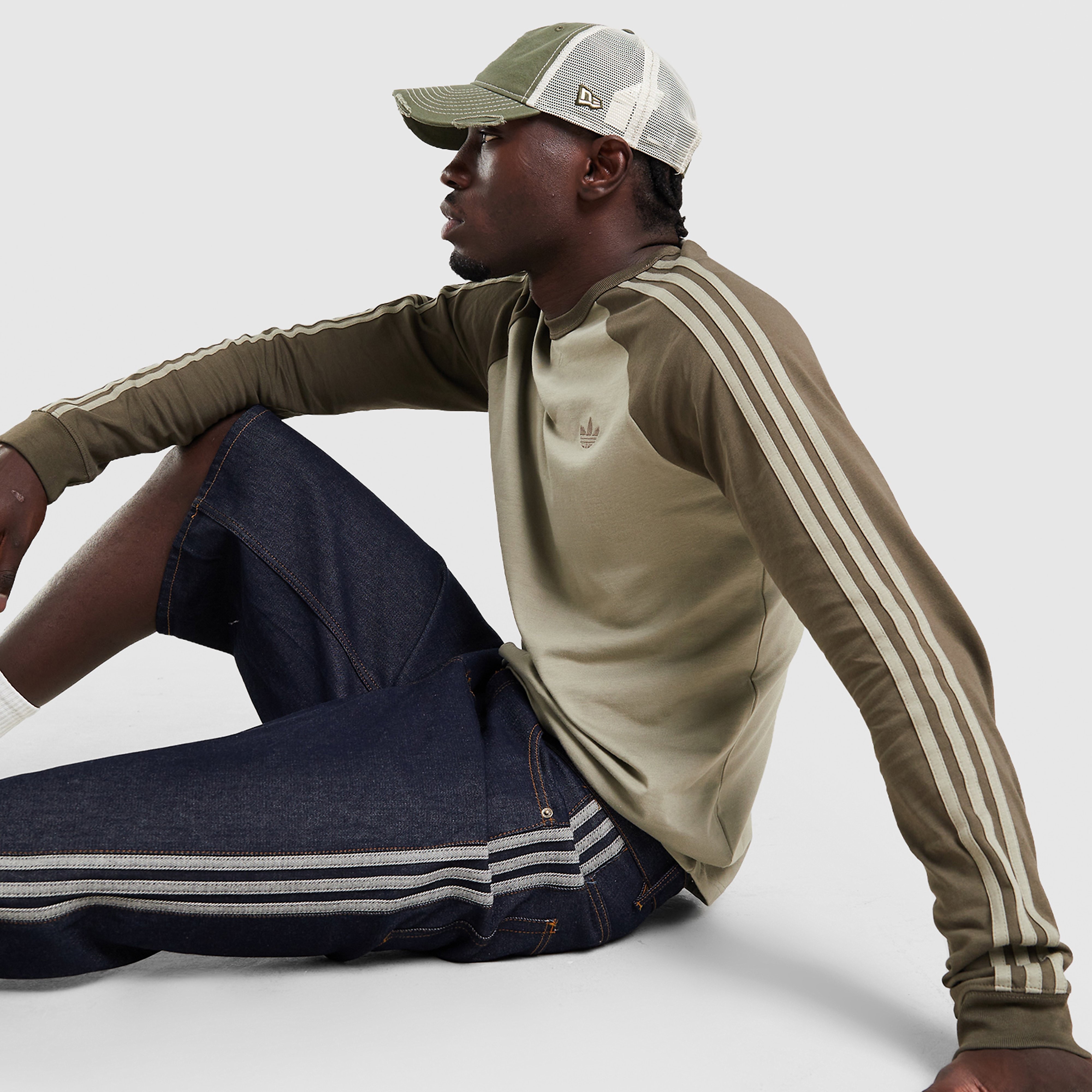 Adidas T-shirt Manches Longues Adicolor 3-stripe - Adidas