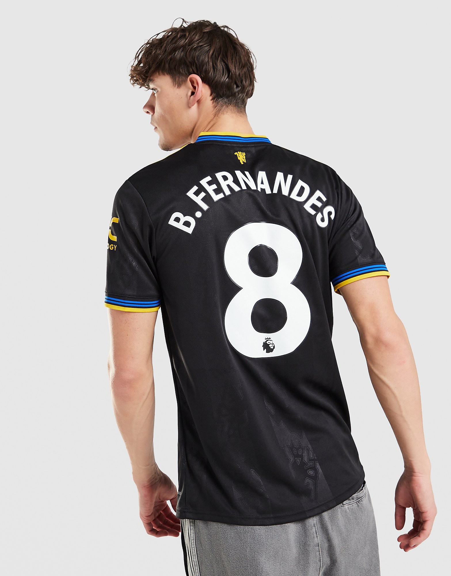 adidas Originals Manchester United 202526 Fernandes #8 Third Shirt