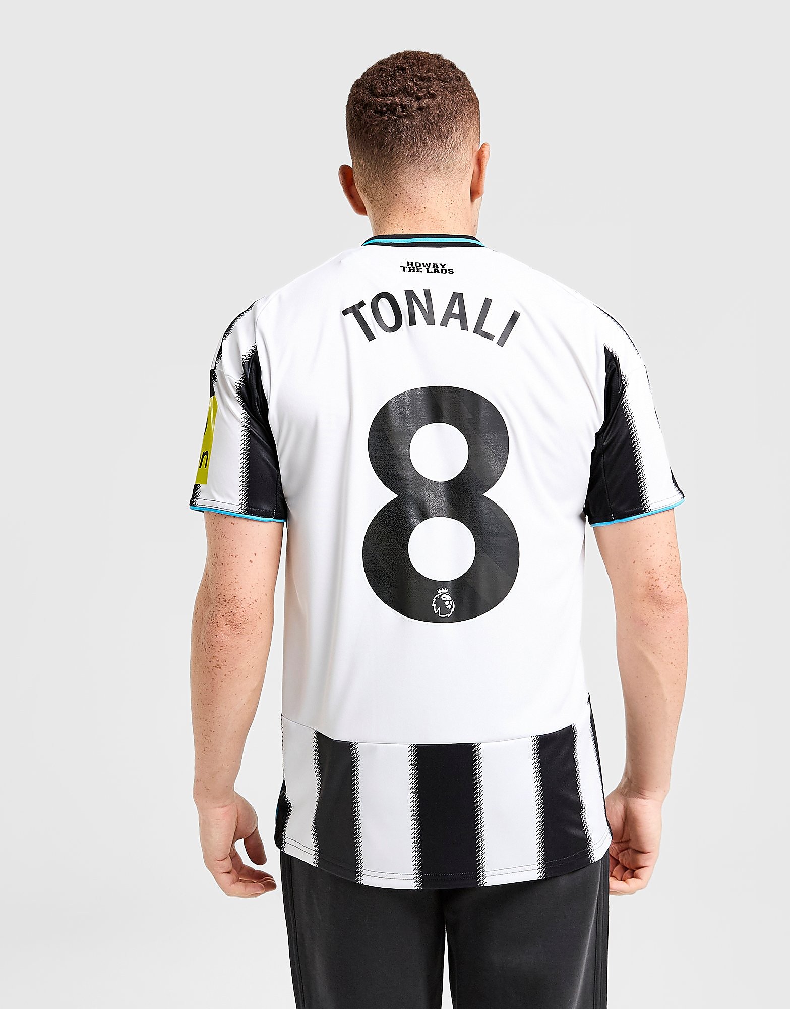 adidas Newcastle United FC 202526 Tonali #8 Home Shirt - vue 1
