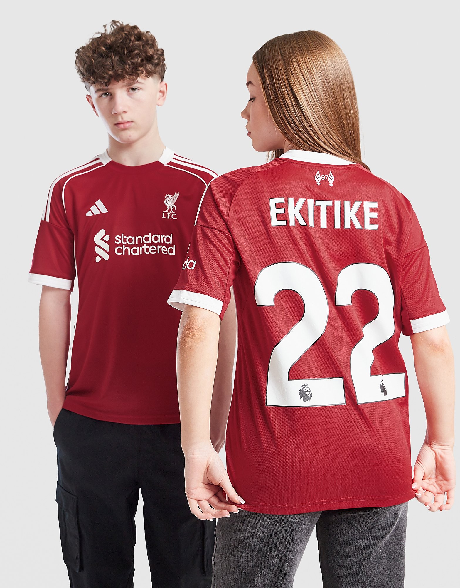 Nike Maillot Domicile Liverpool FC 202526 Ekitike #22 Junior