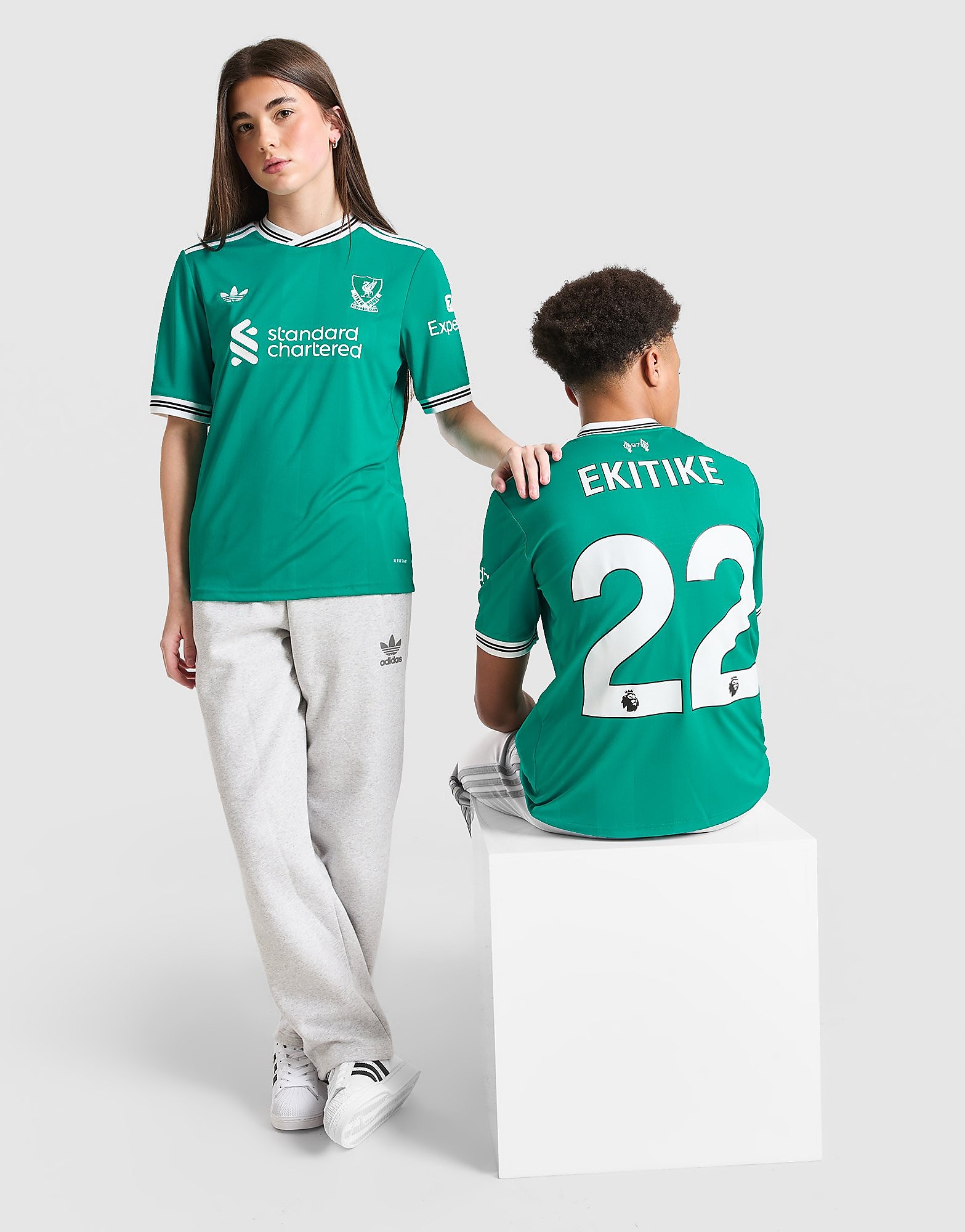 adidas Originals Liverpool FC 2526 Ekitike #22 Third Shirt Junior