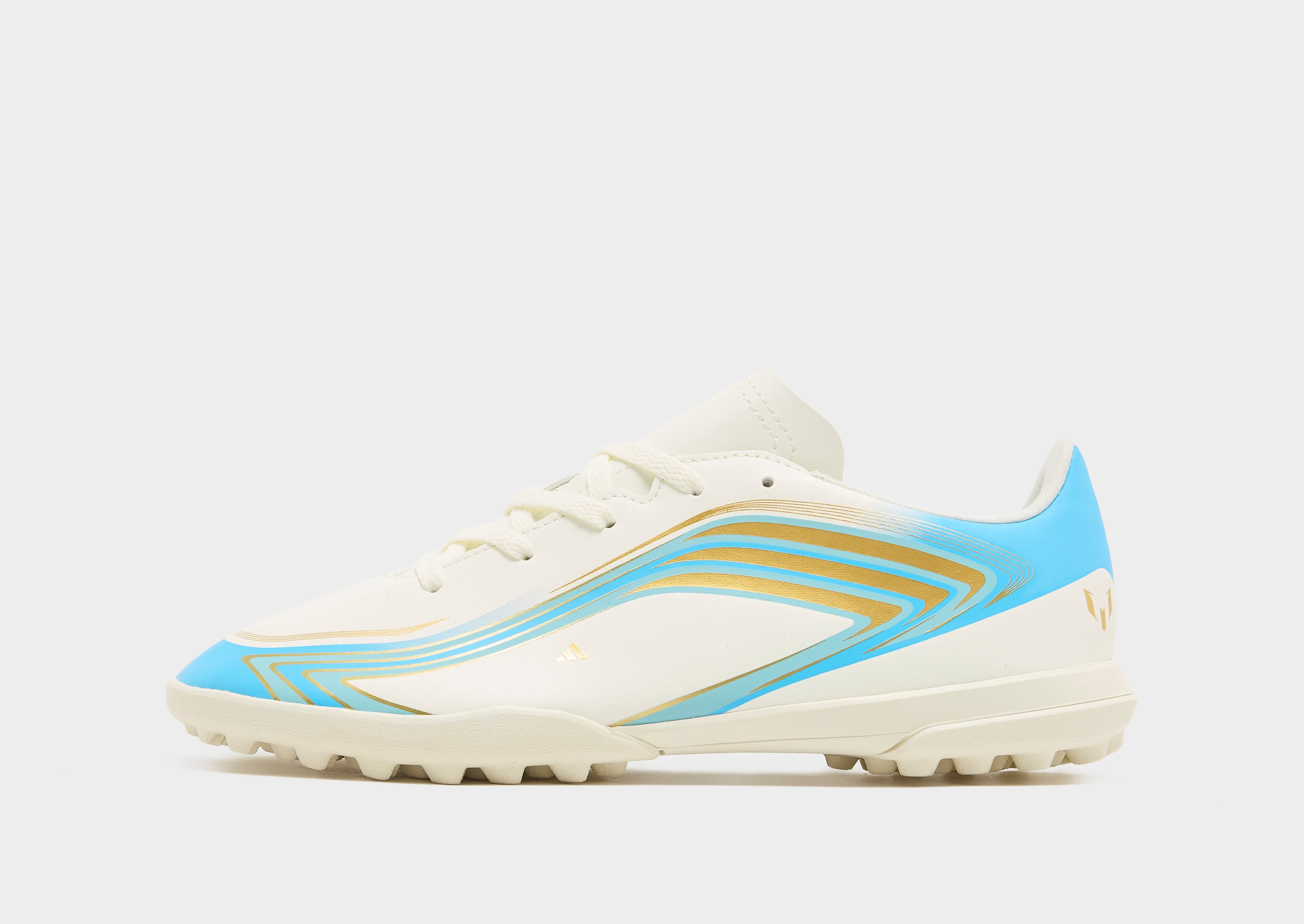F50 Messi Club TF Junior, Cremefarben - unisex - Size: 37 1/3