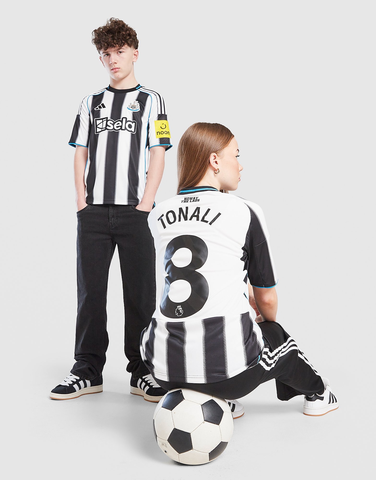 Nike Newcastle United FC 2526 Tonali #8 Home Shirt Jnr - vue 1