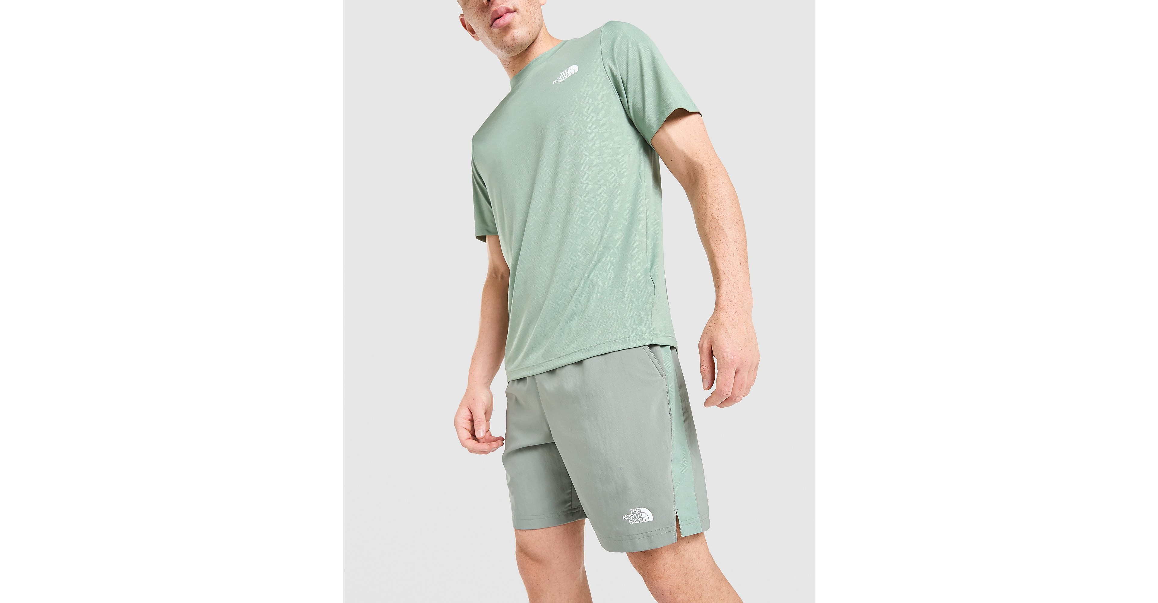 Embossed Panel Shorts