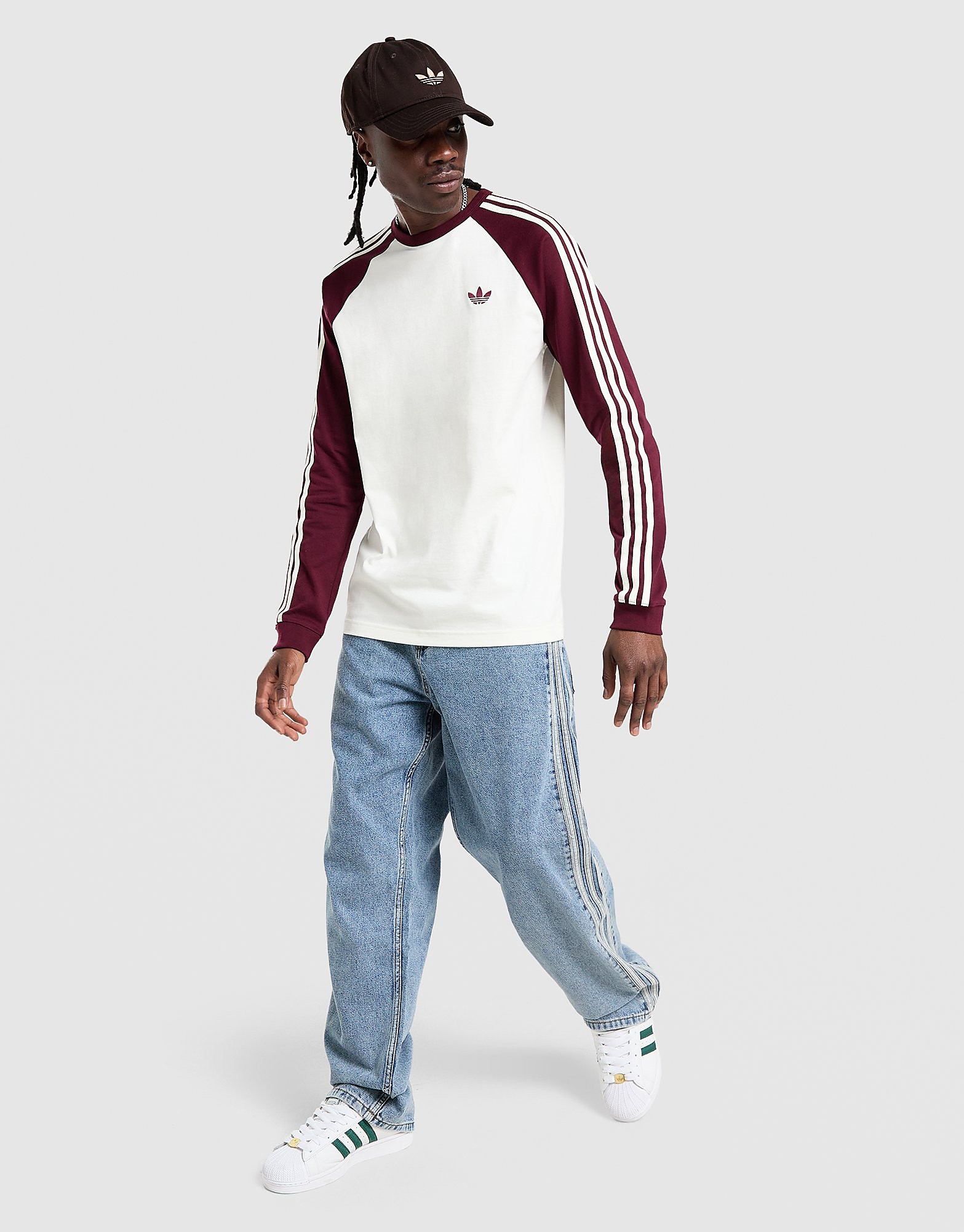adidas Originals Firebird Denim Jeans - Blauw- Heren, Blauw