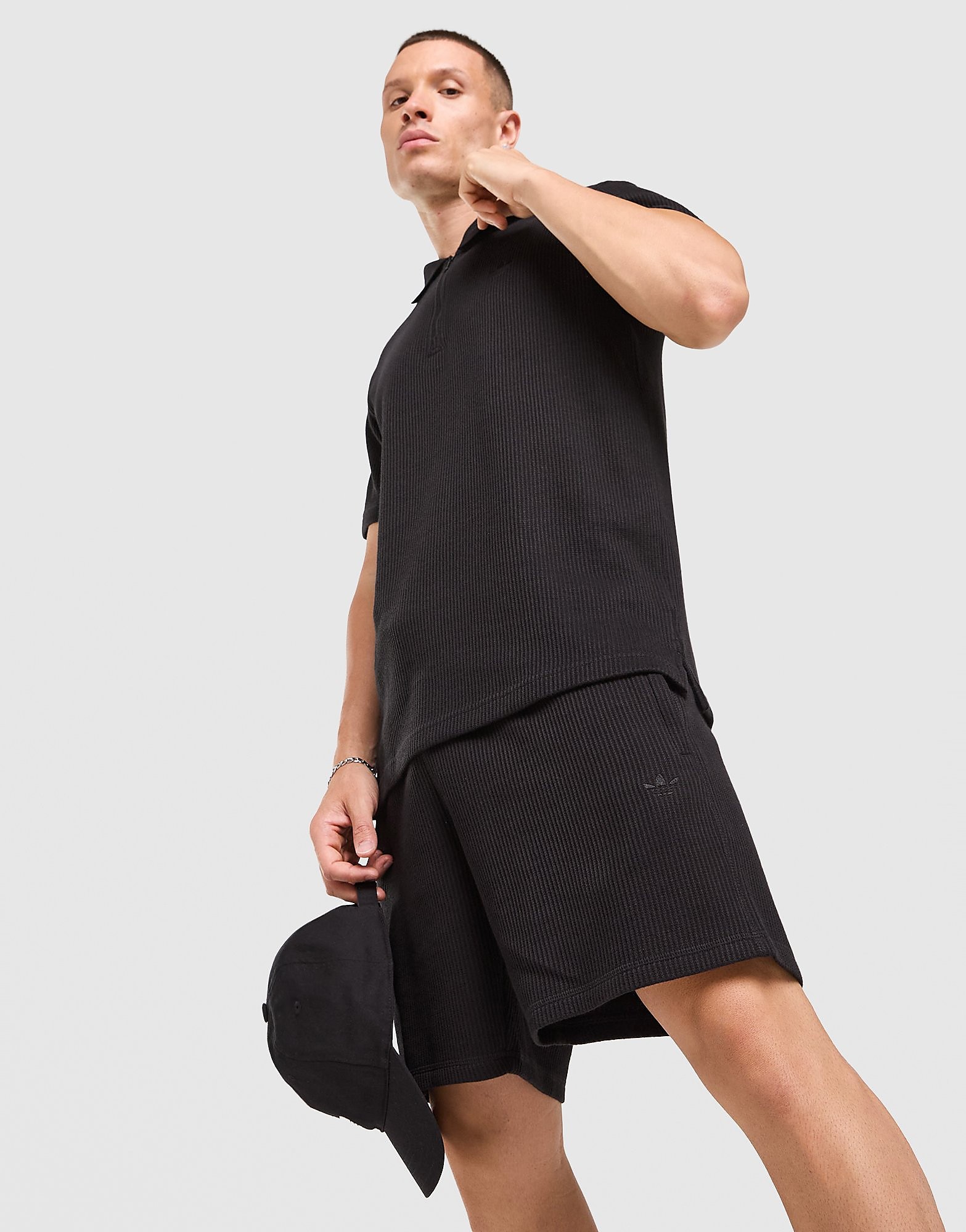 adidas Originals Waffle Shorts - Zwart- Heren, Zwart M