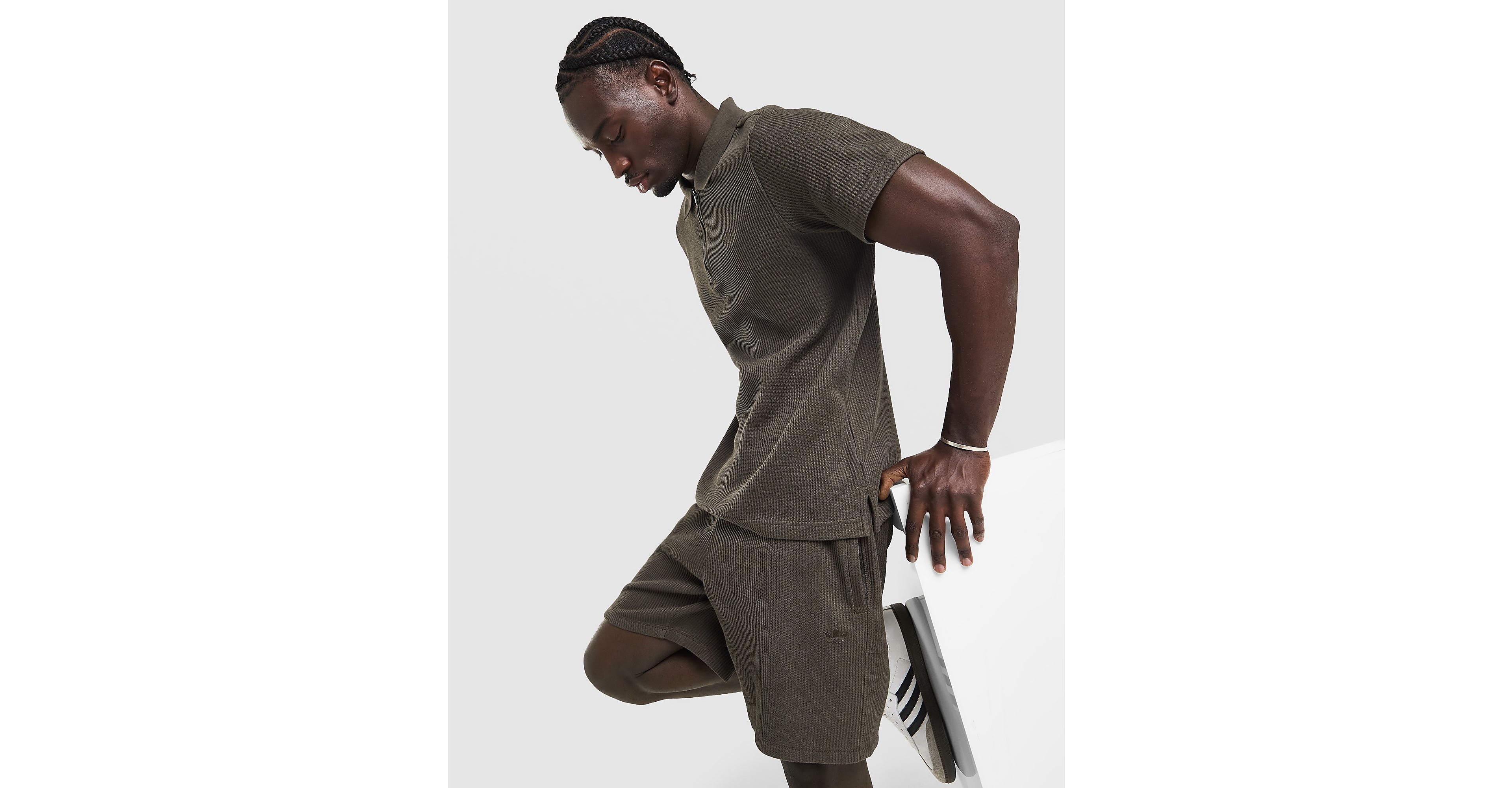 Waffle Polo Shirt