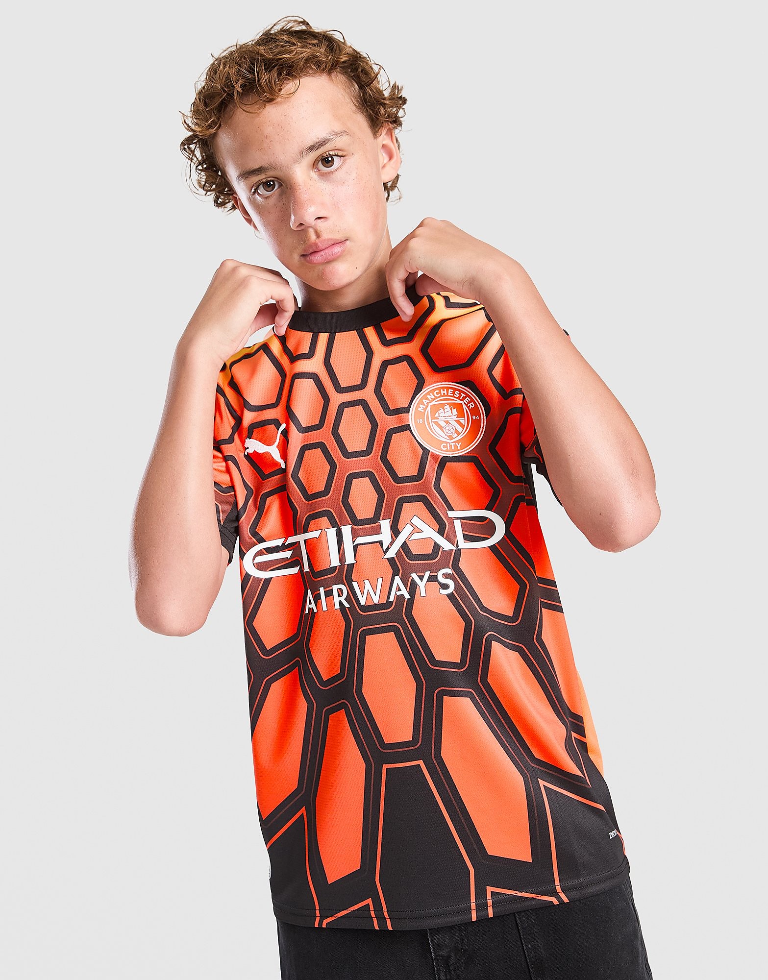 Manchester City FC 2026/27 Goalkeeper Shirt Junior - Rosa, rosa rosa Bambino taglia 13-14Y