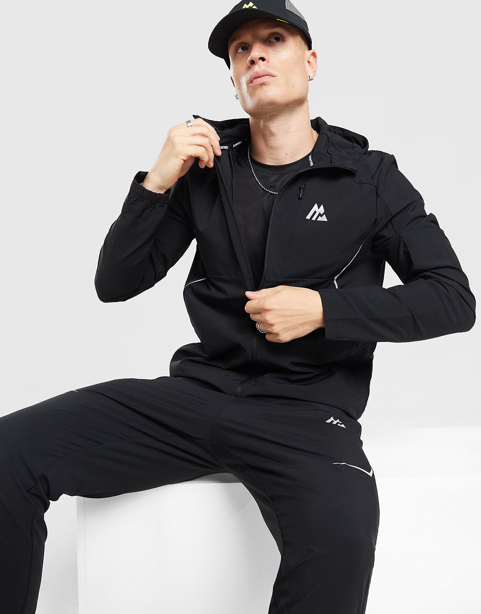 MONTIREX Ascend Track Pants - Zwart- Heren, Zwart XS