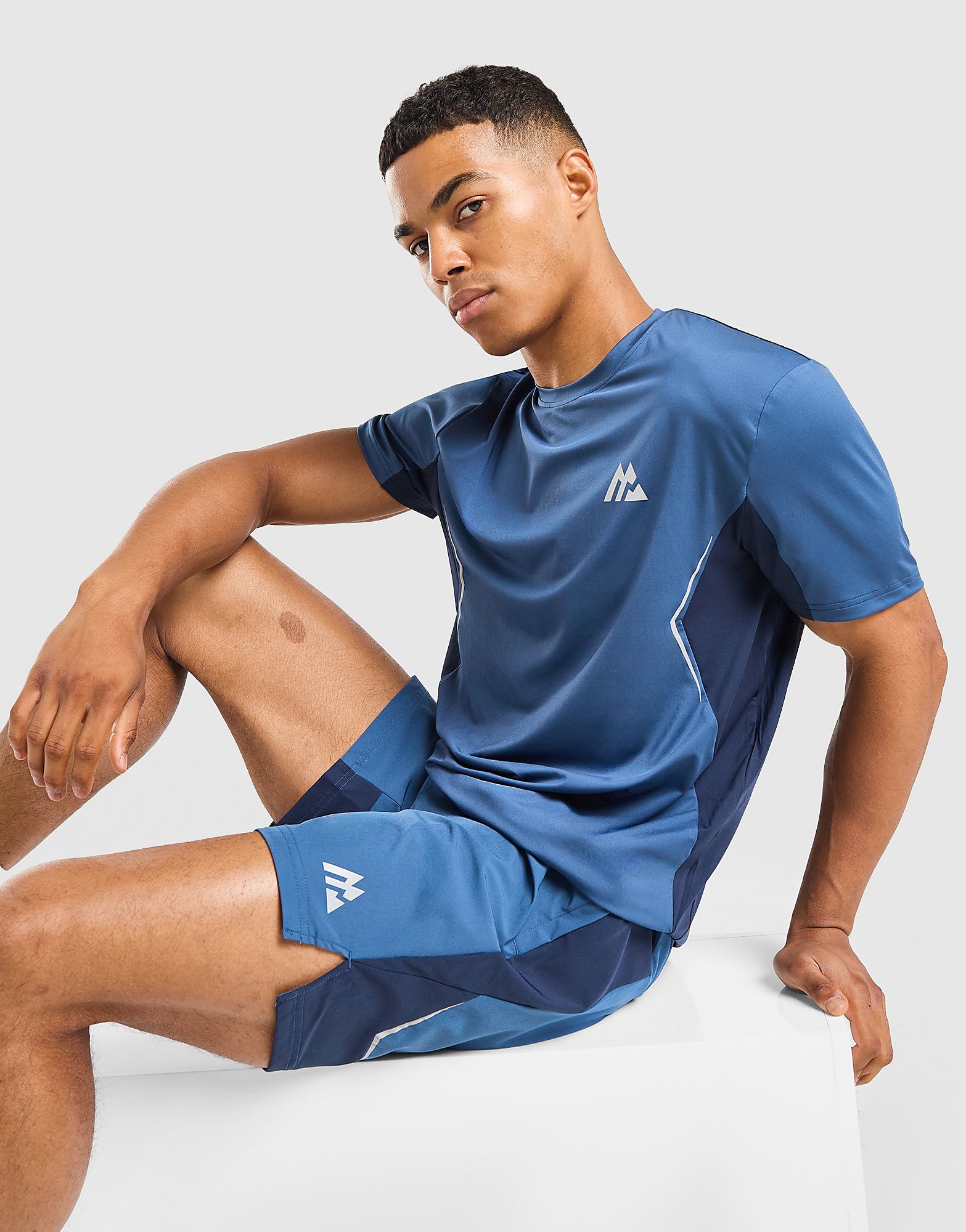 MONTIREX Ascend T-Shirt - Blauw- Heren, Blauw XS