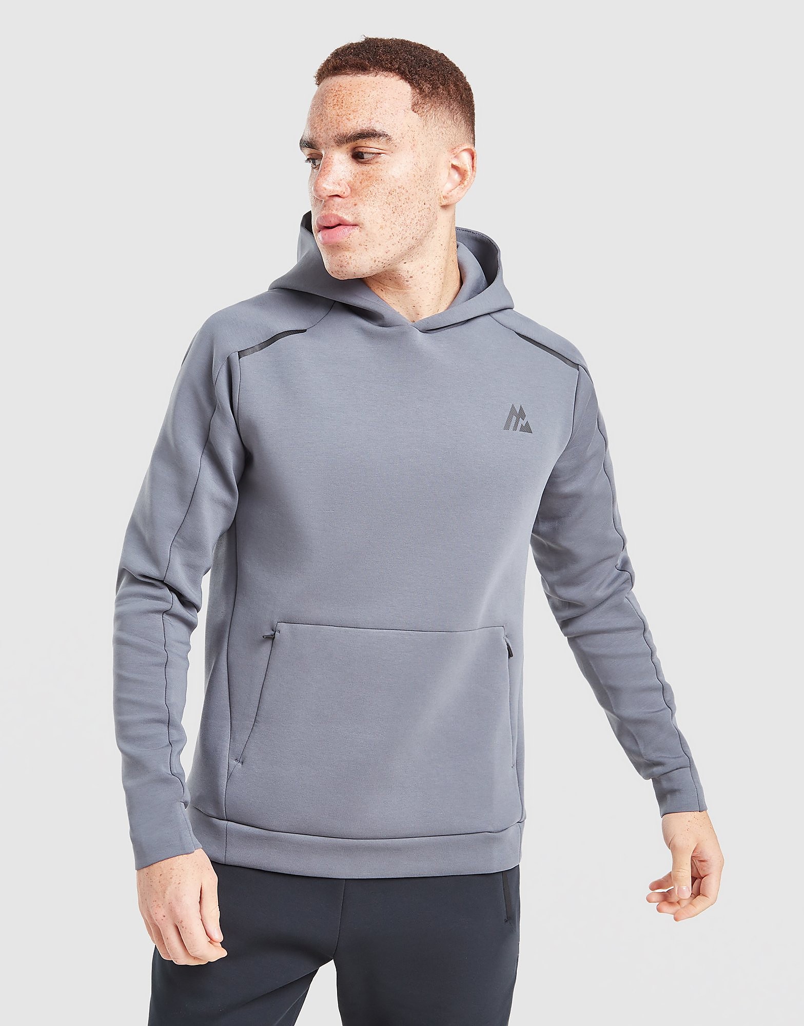 MONTIREX Response Fleece Hoodie - Grijs- Heren, Grijs XS