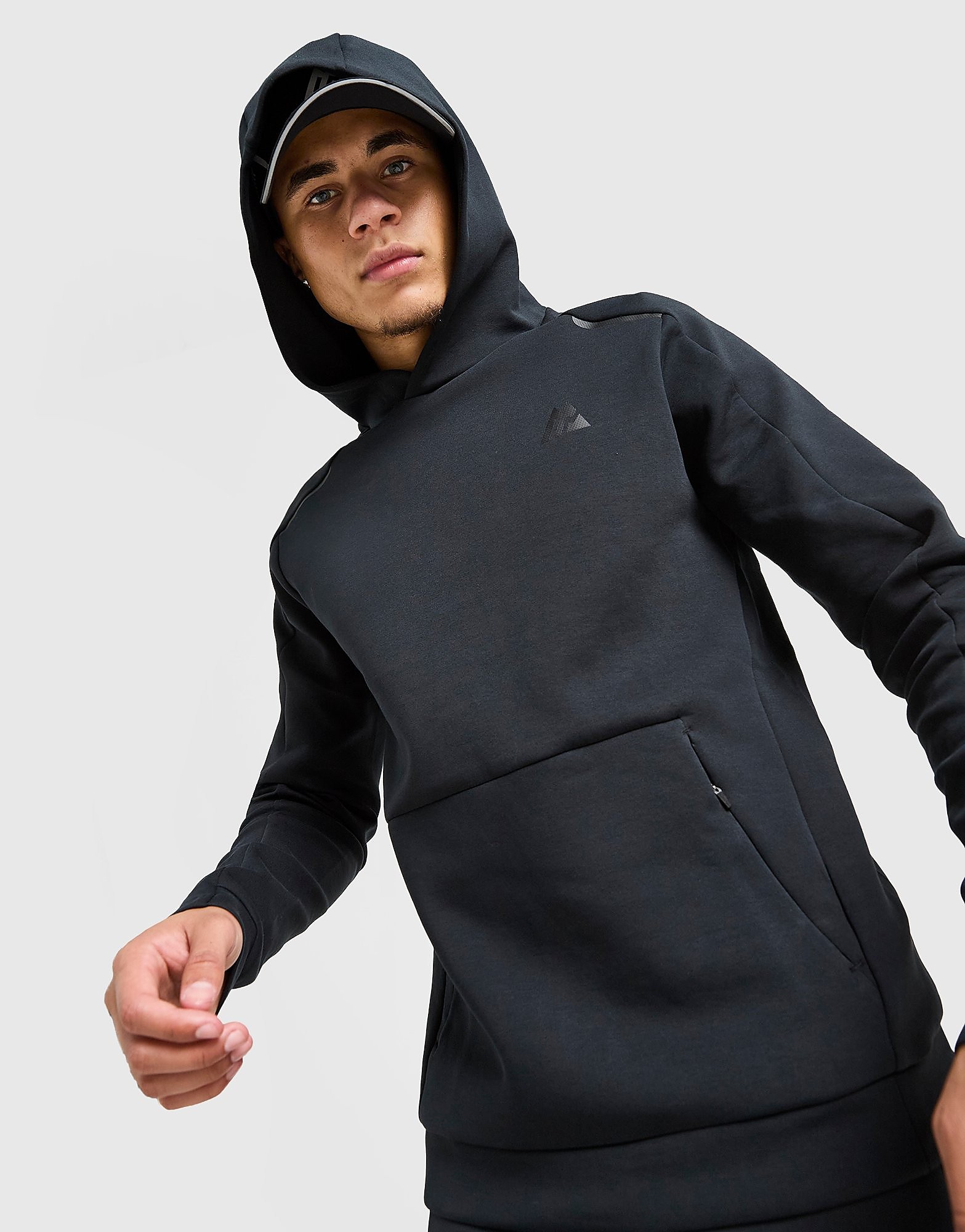 MONTIREX Response Fleece Hoodie - Zwart- Heren, Zwart