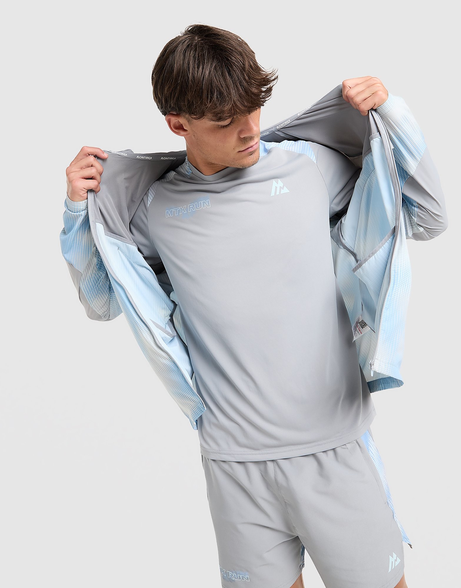 MONTIREX Disperse T-Shirt - Grijs- Heren, Grijs S